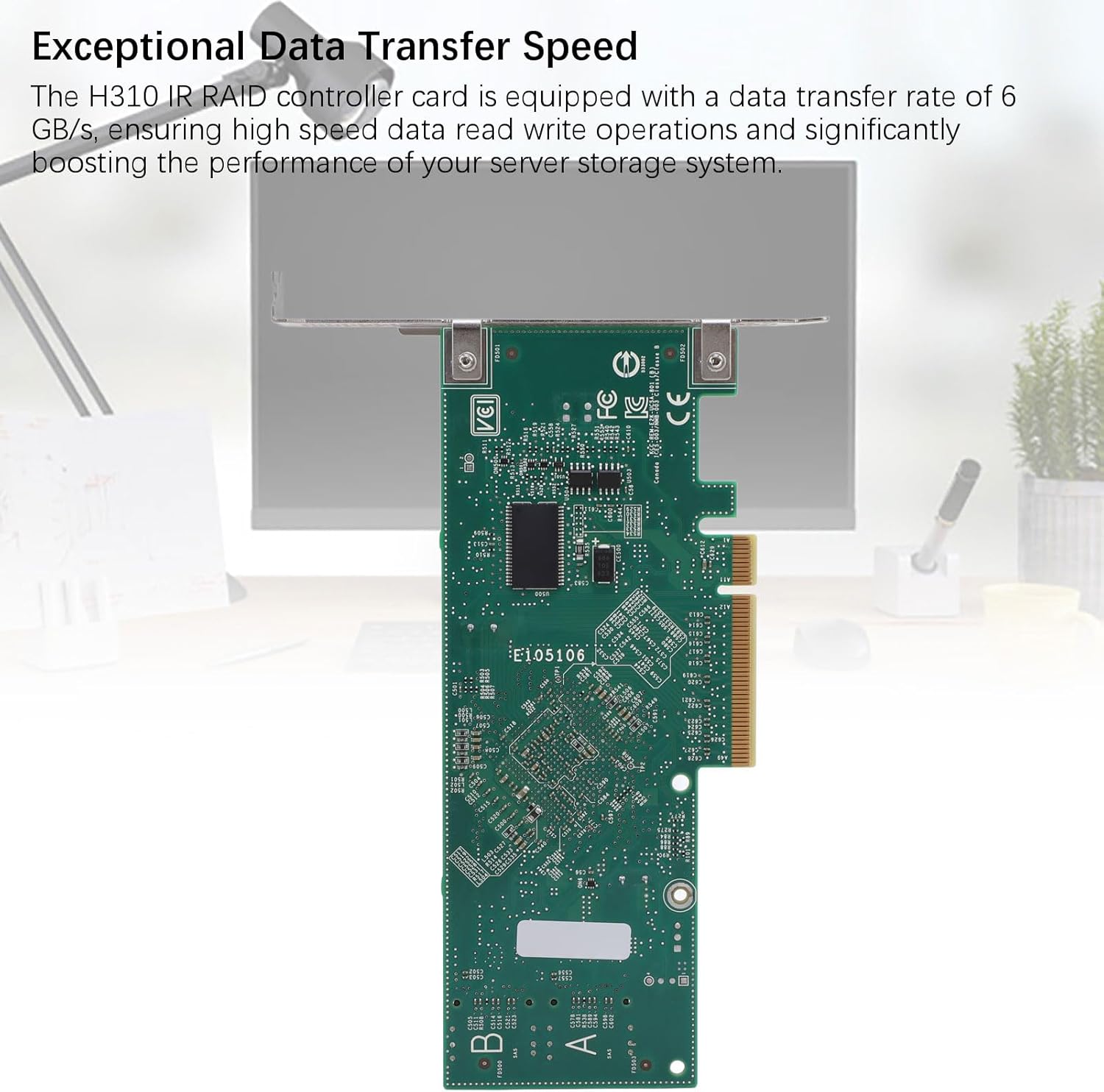Scheda Controller RAID IR H310 SAS PCI Express X8 - immagine 4