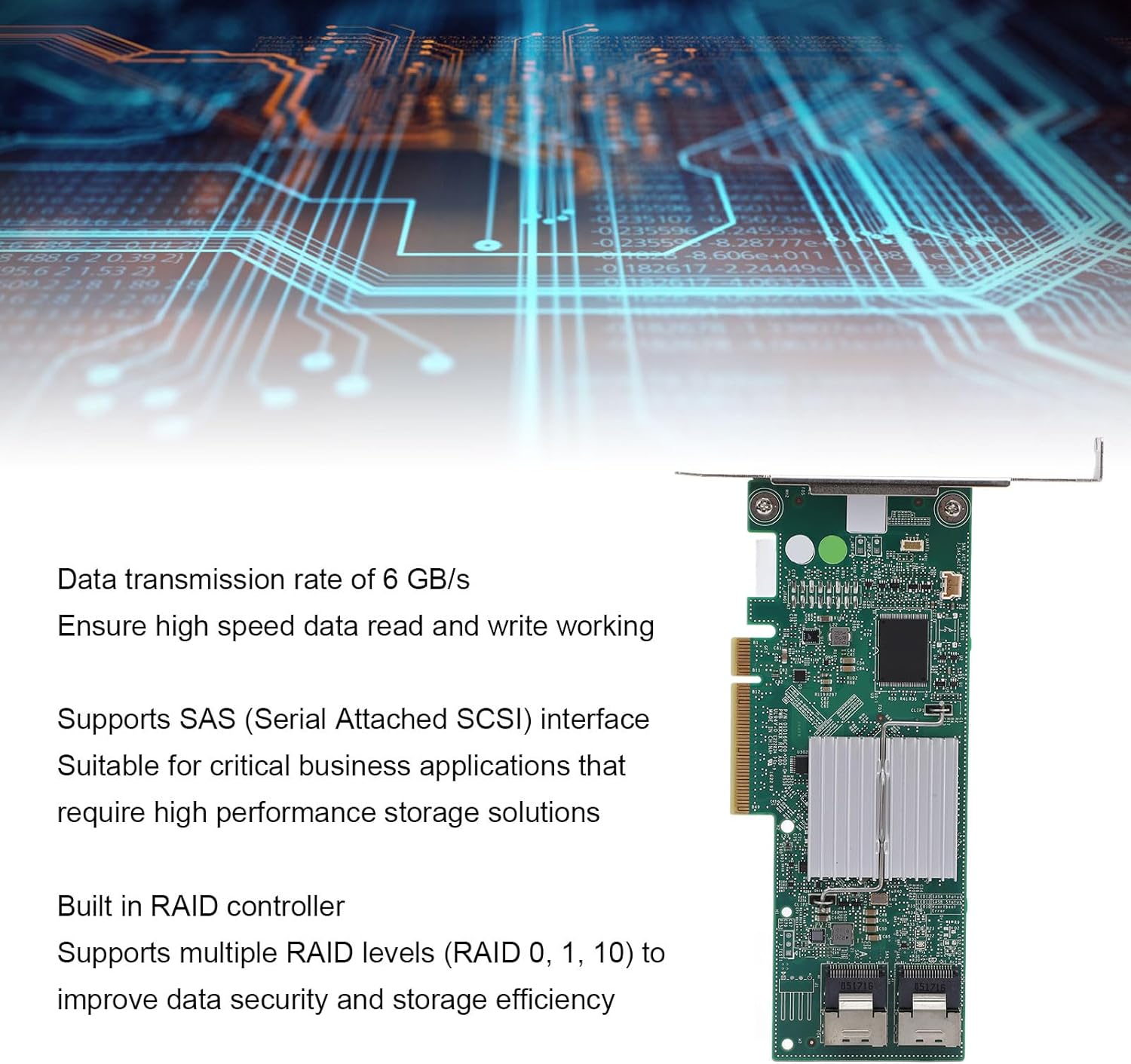 Scheda Controller RAID IR H310 SAS PCI Express X8 - immagine 7