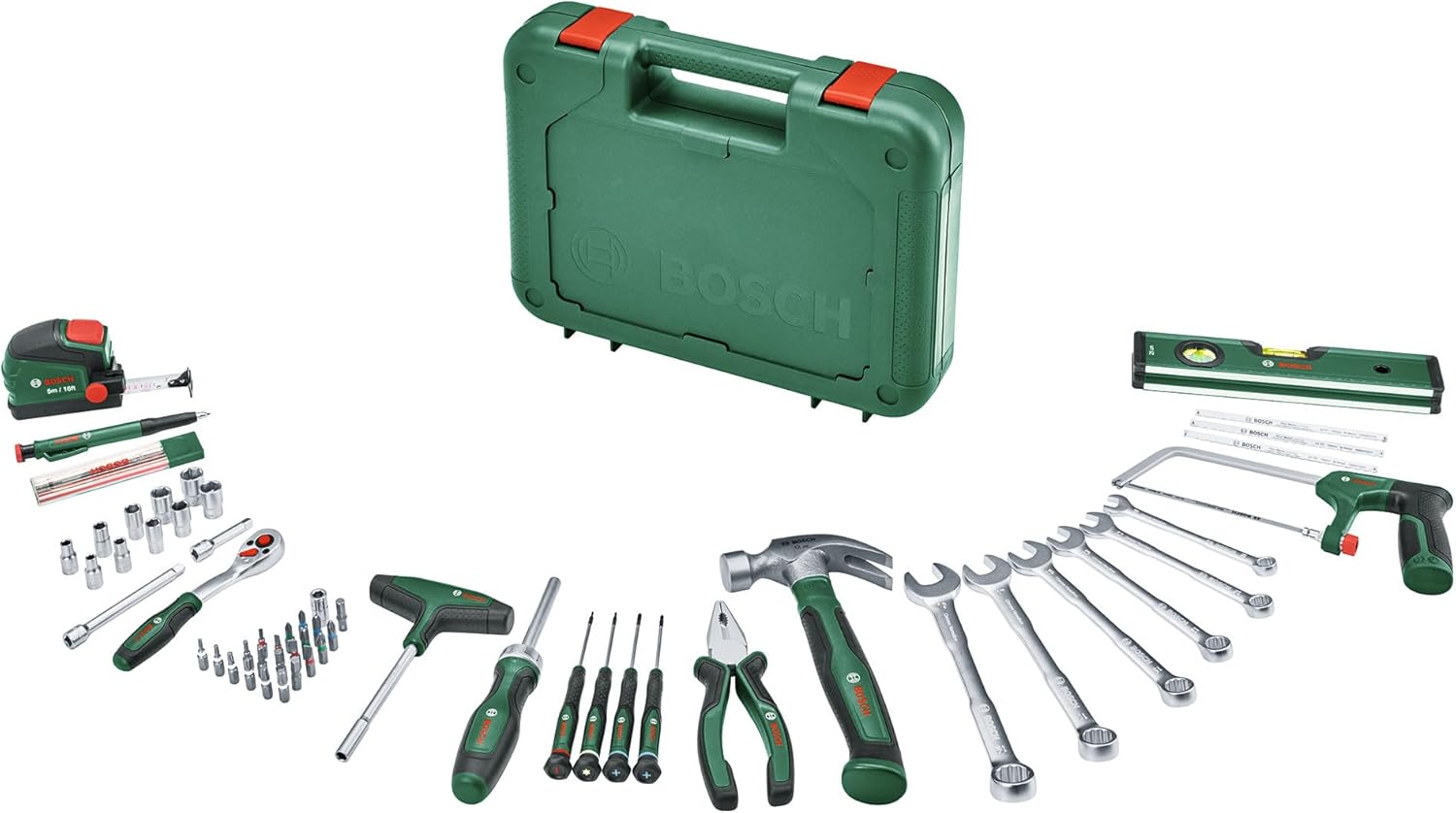 Bosch Set Utensili Manuali Avanzati da 64 pezzi