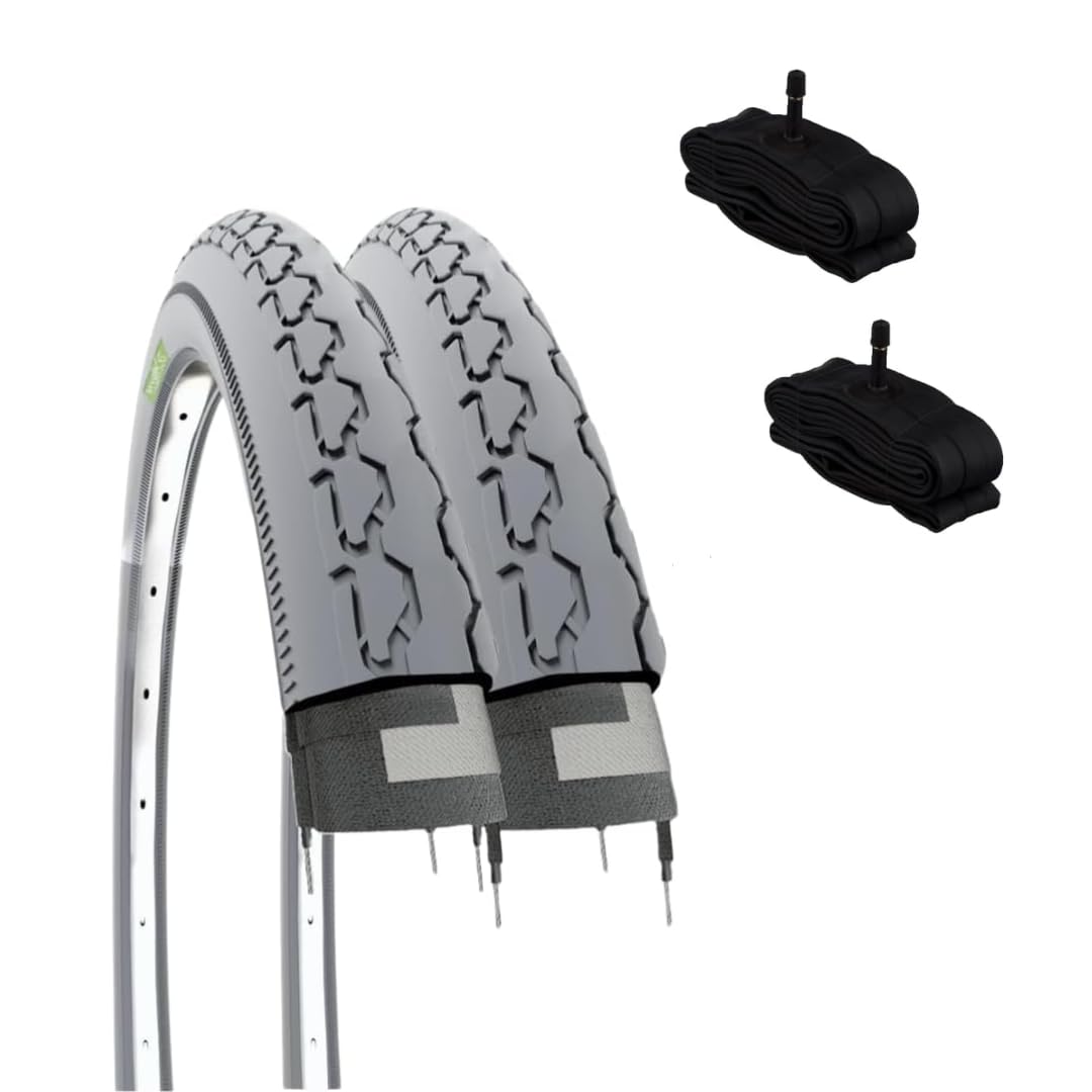 2 Copertoni 24 x 1 3/8 con Camere d'Aria America