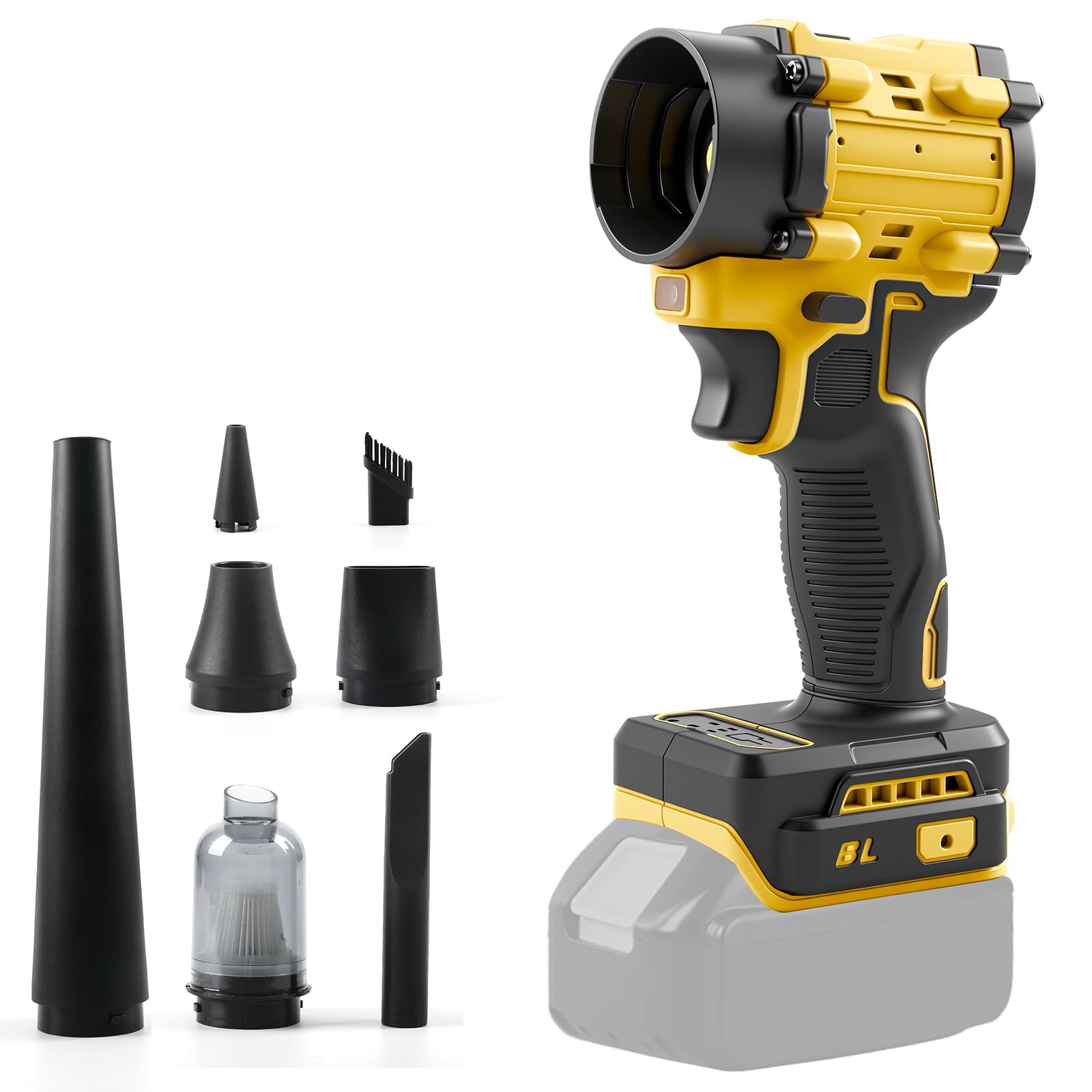 Ventilatore e Aspirapolvere 2 in 1 per Batteria Dewalt 20V