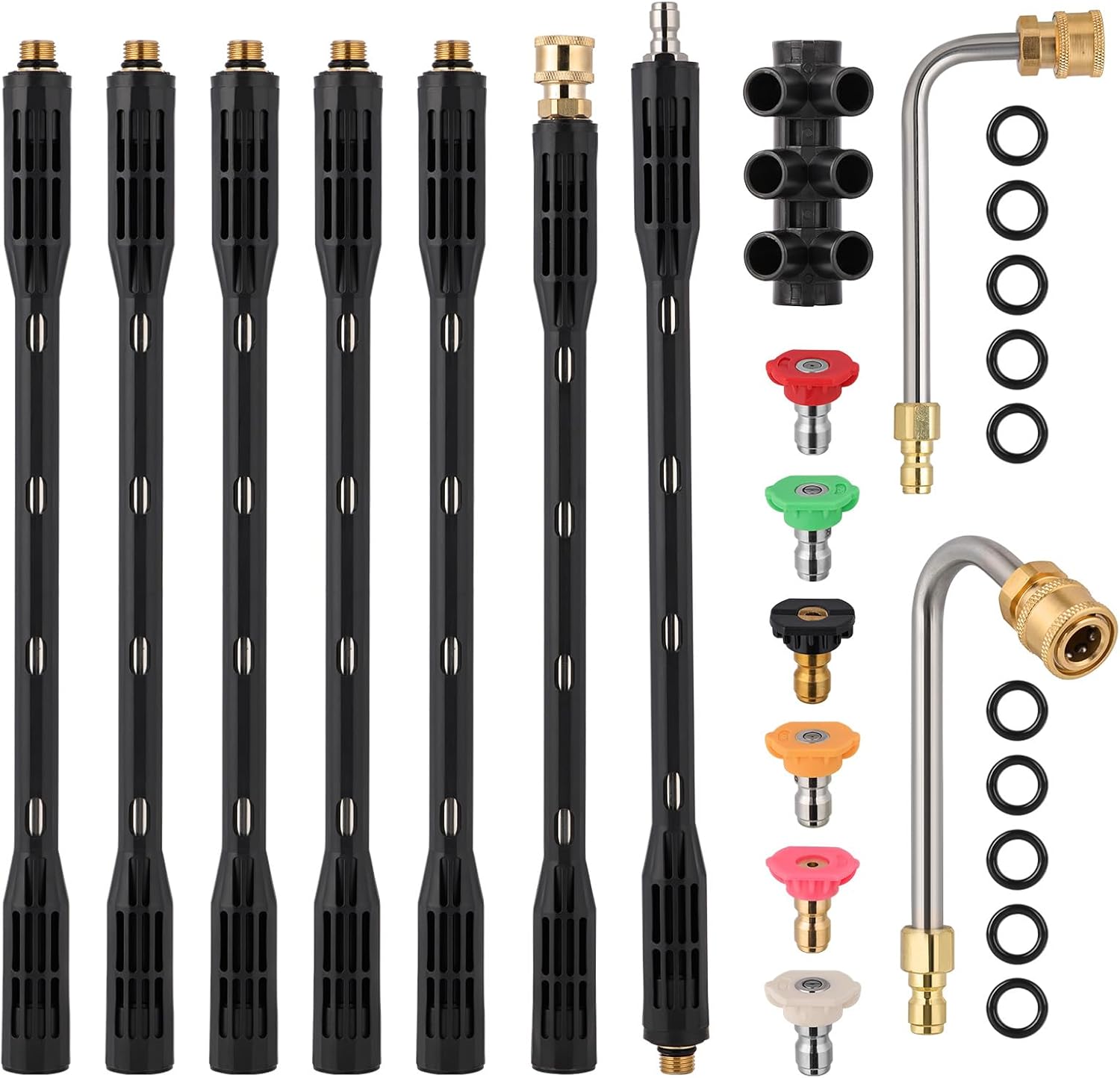 Set Prolunga Lancia Idropulitrice 4000PSI 285cm - immagine 1