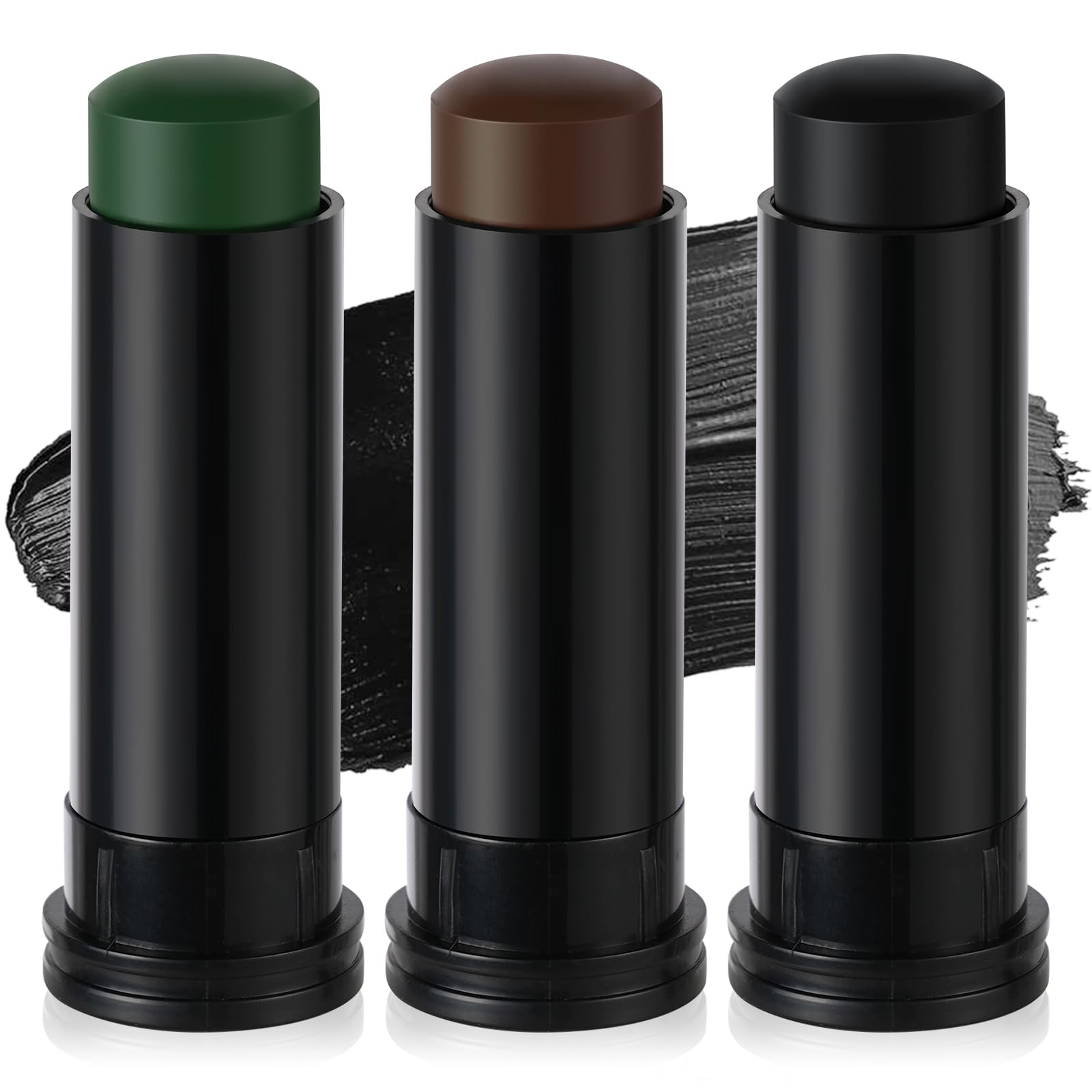Aomig Camouflage Face Paint Sticks - Set 3 Pezzi