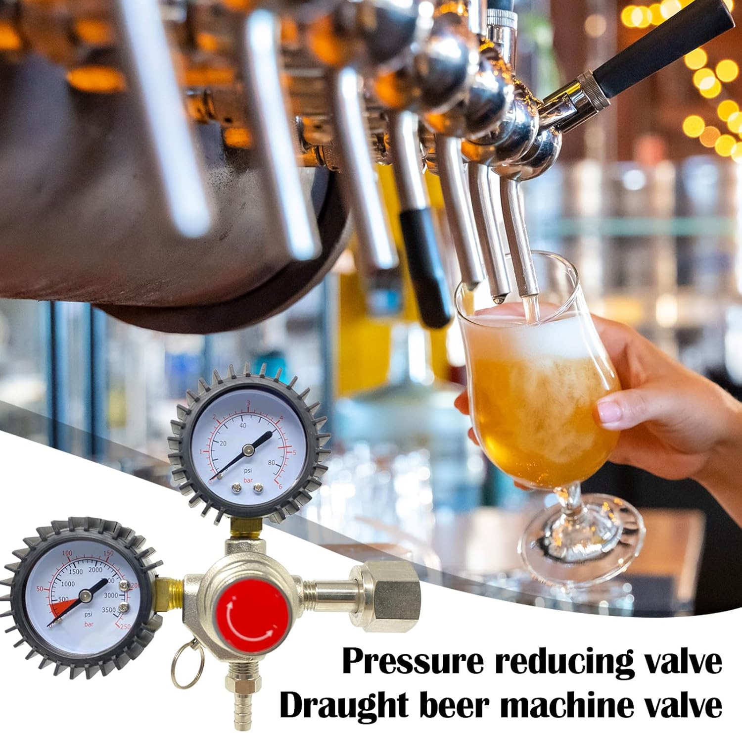 Riduttore di Pressione CO2 per Erogazione Birra - immagine 4
