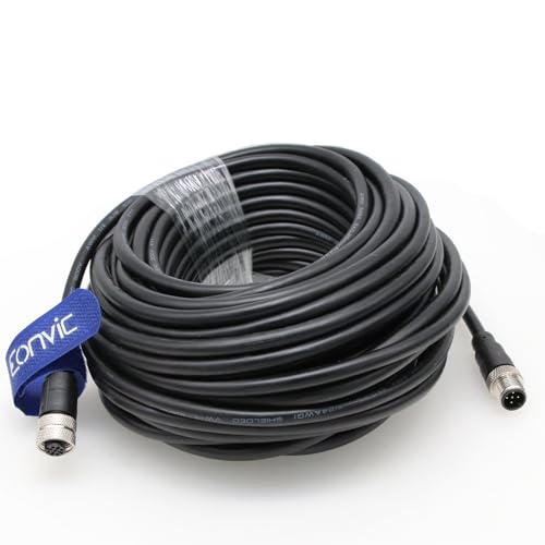 Eonvic Cavo Industriale M12 5 Pin Maschio-Femmina PVC 25M