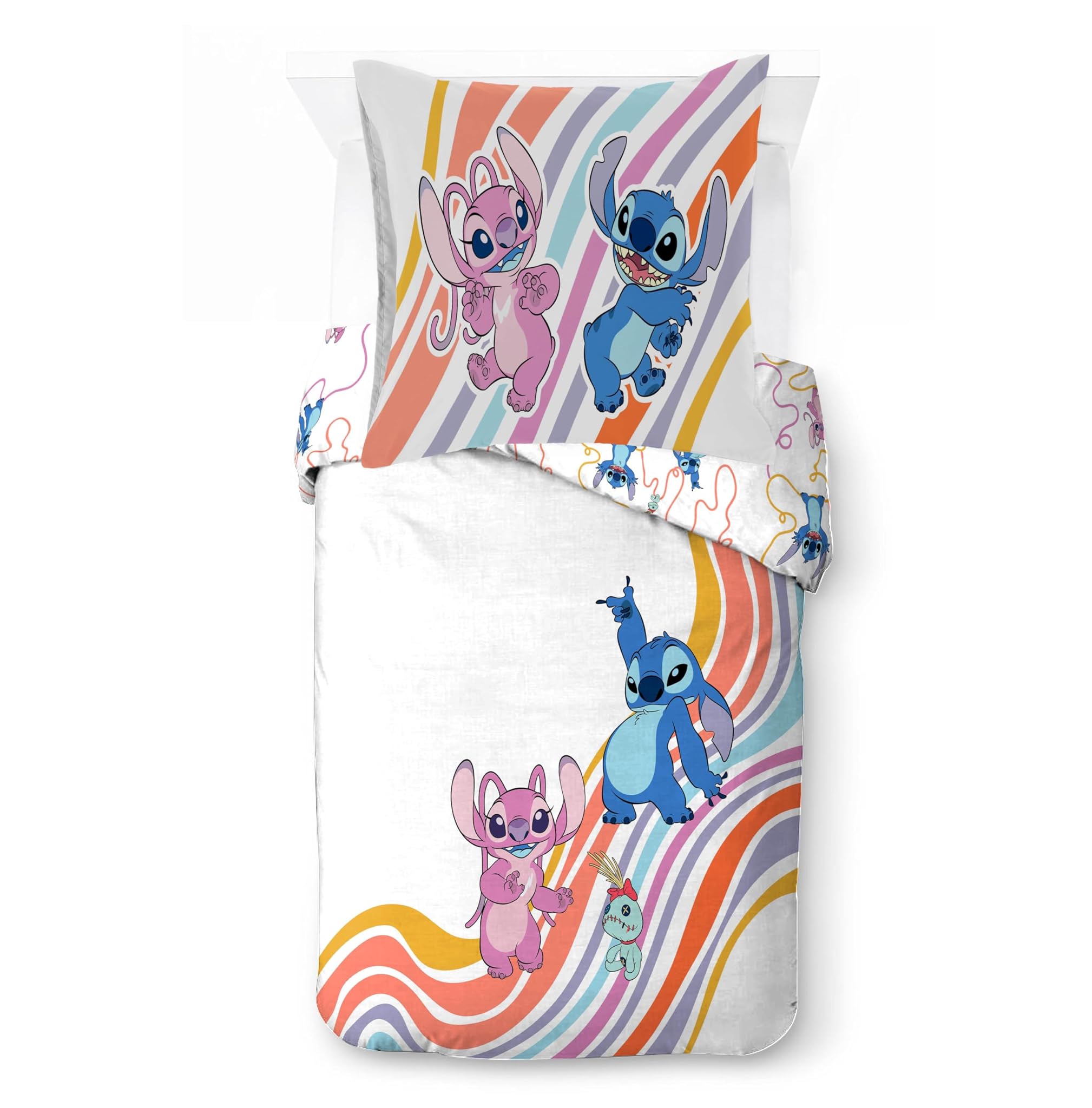 Jay Franco - Set Copripiumino Singolo Disney Lilo & Stitch