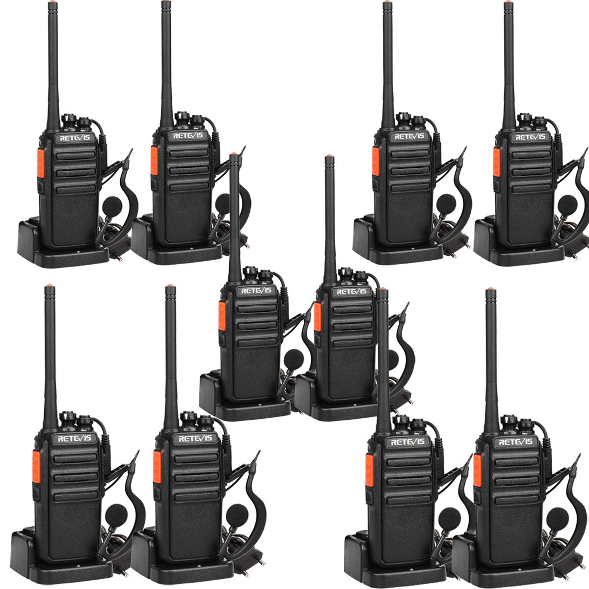 Retevis RT24 Walkie Talkie PMR446 (5 Coppie)