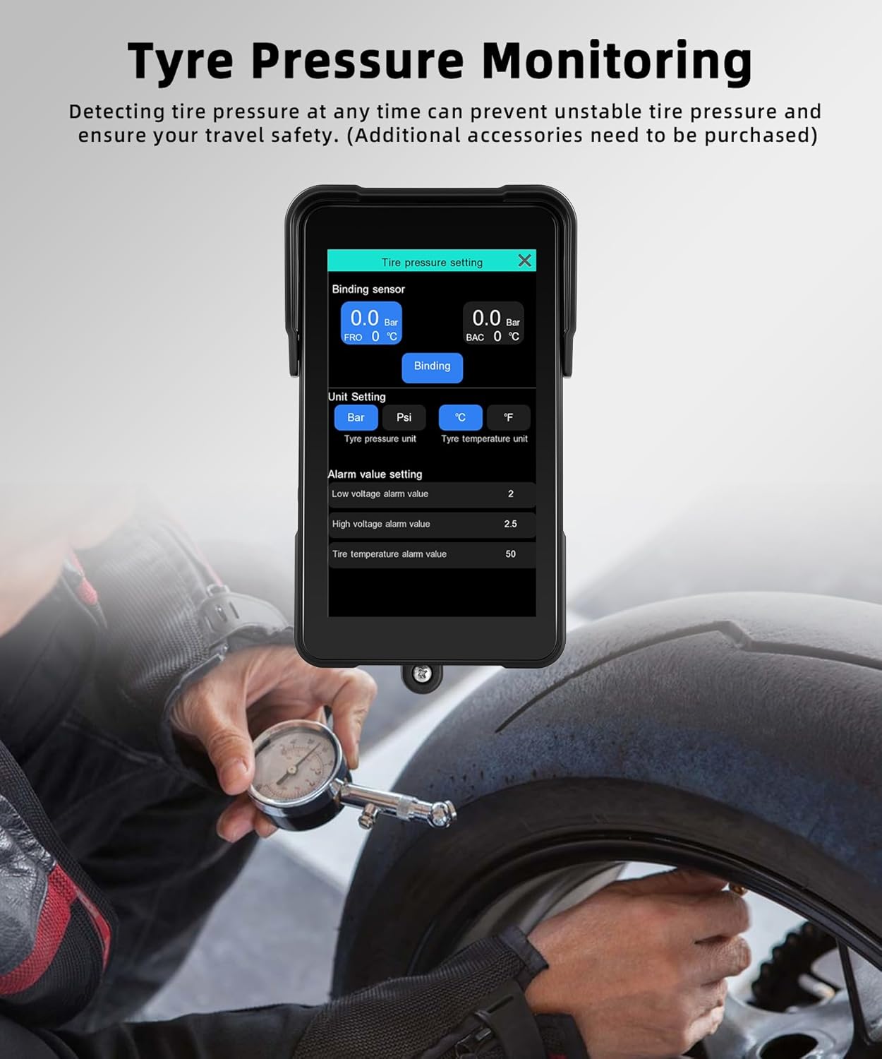 Wireless CarPlay 5" Verticale per Moto - immagine 7