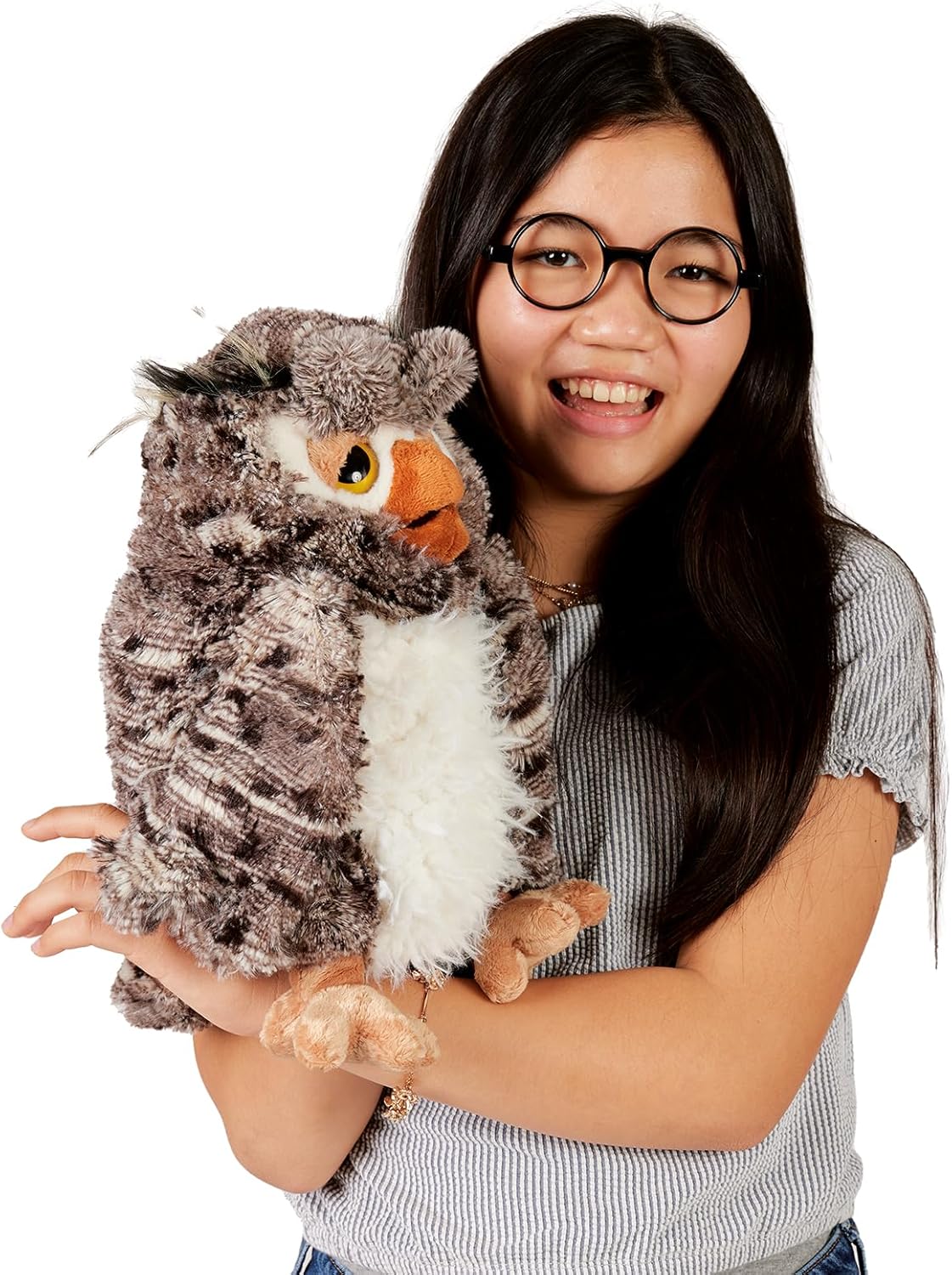 Wise Gufo 3227 Folkmanis - Manichino a mano - immagine 6