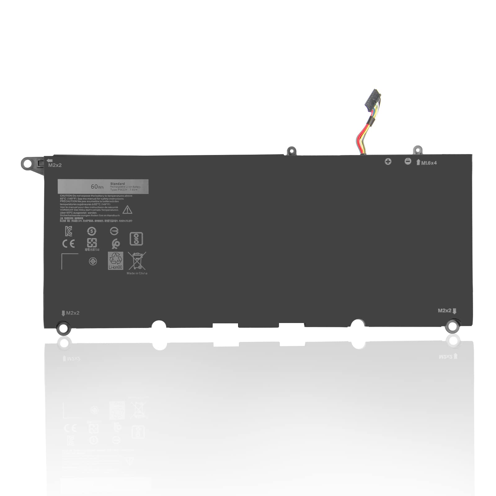 Exmate Batteria PW23Y 60Wh per DELL XPS 13 9360