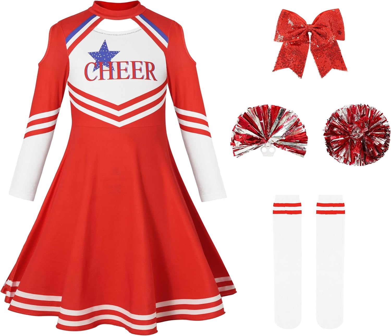 LOLANTA Costume da Cheerleader per Bambini - immagine 1