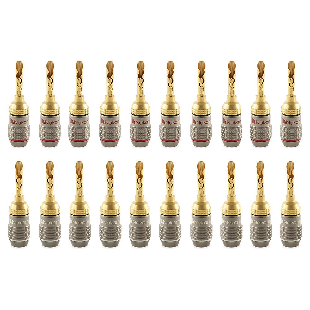 Nakamichi FanLock Excel Connettore Banana Placcato Oro