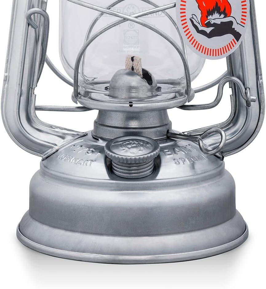Feuerhand Petroleum Lanterna Lanterna Tempesta zincato 276 Lanterna Lampada - immagine 3