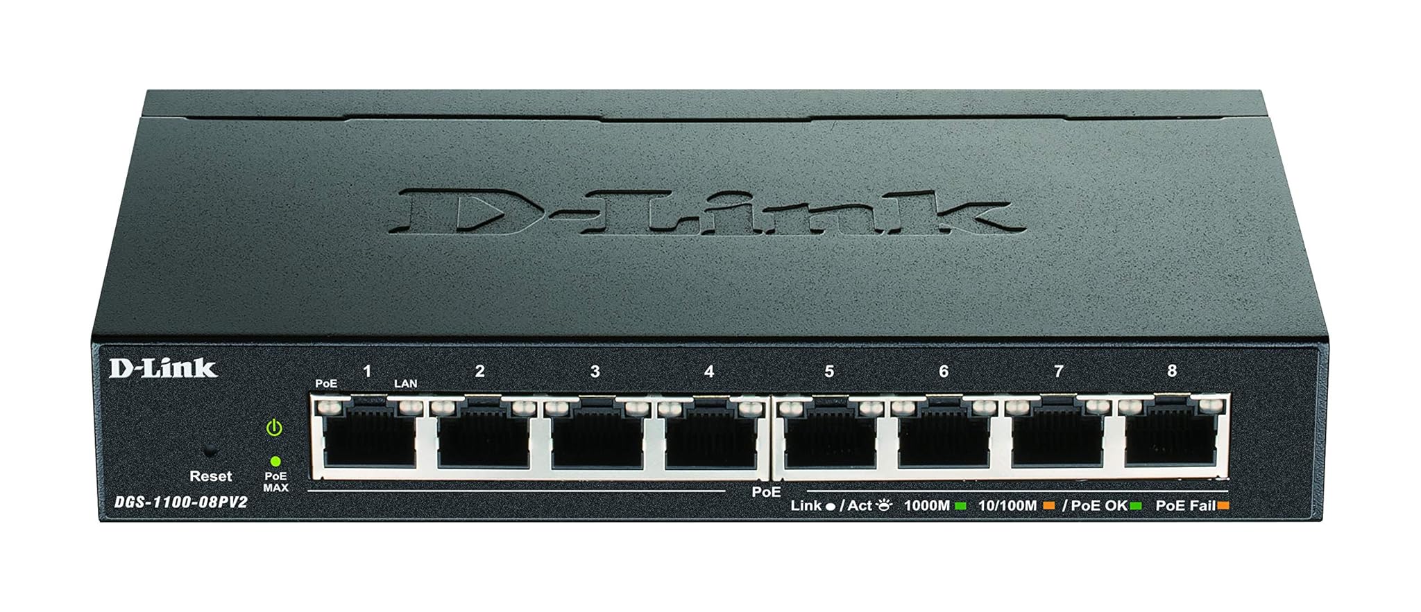 D-link DGS-1100-08PV2/E Smart Switch Gestito PoE 8 Porte