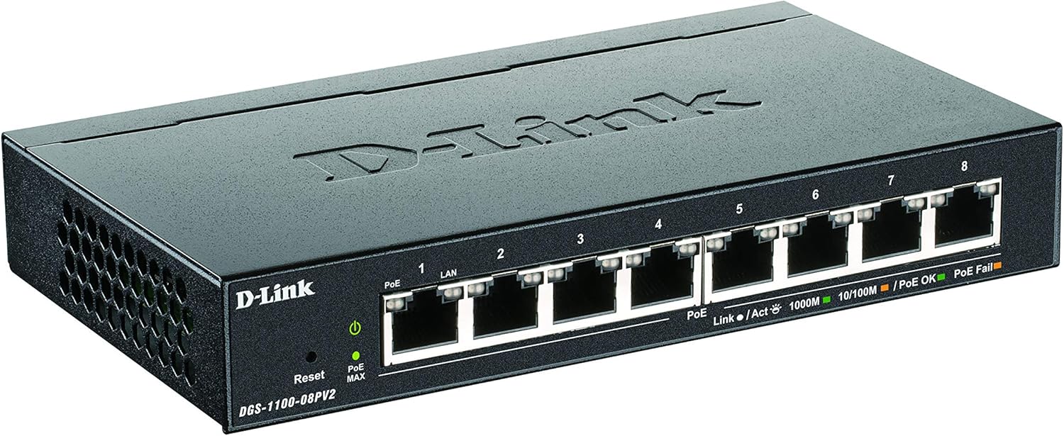 D-link DGS-1100-08PV2/E Smart Switch Gestito PoE 8 Porte - immagine 2