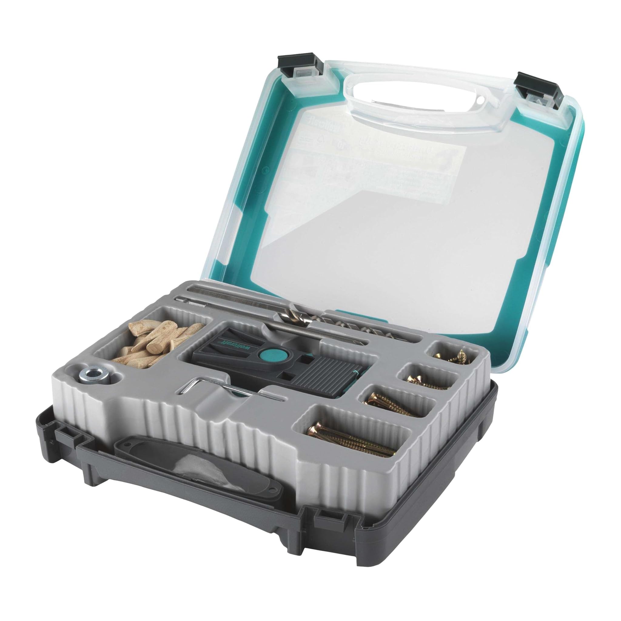 Wolfcraft Set per Giunzioni Nascoste 55 pezzi