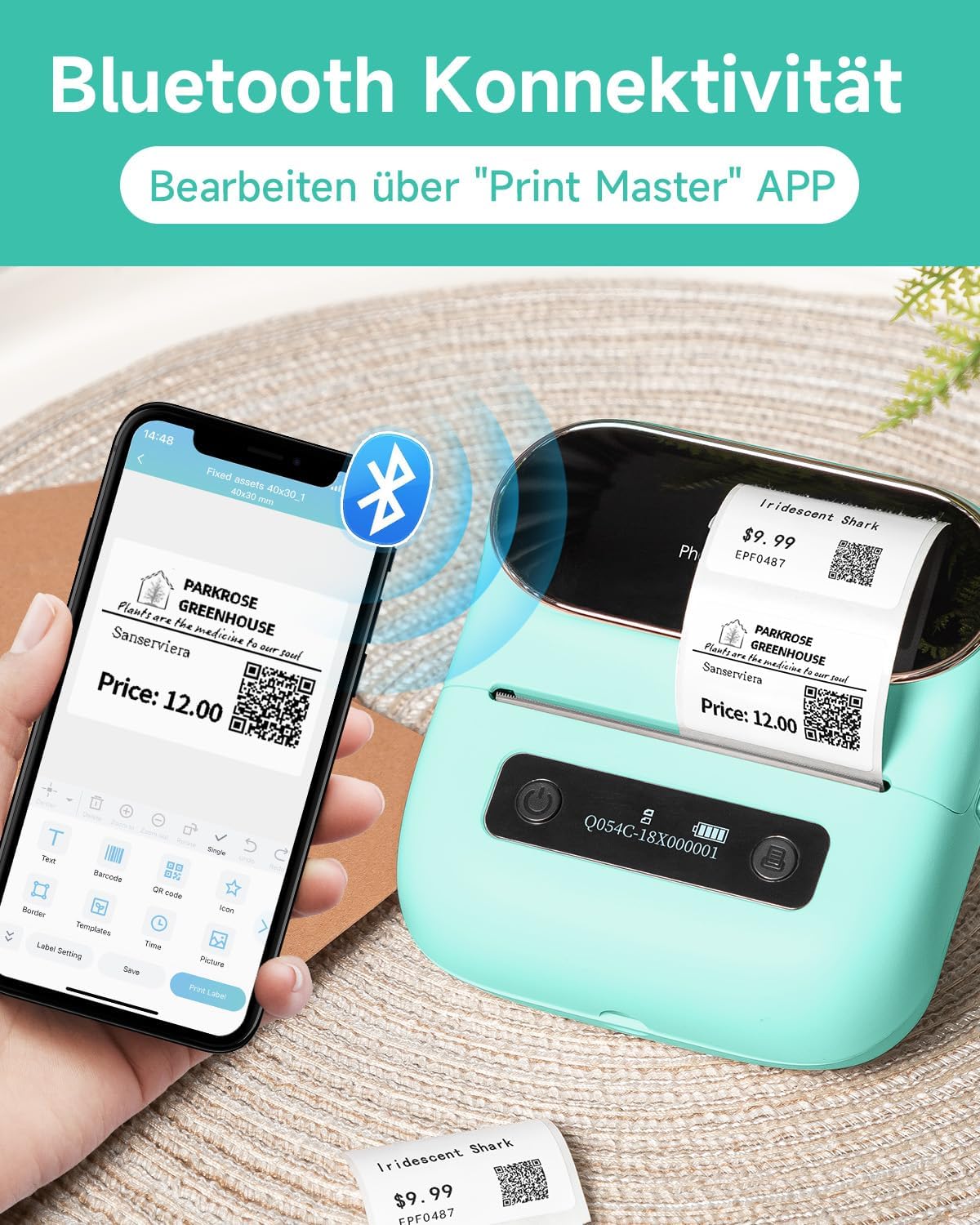 Phomemo Stampante per Etichette M220 Bluetooth - immagine 2