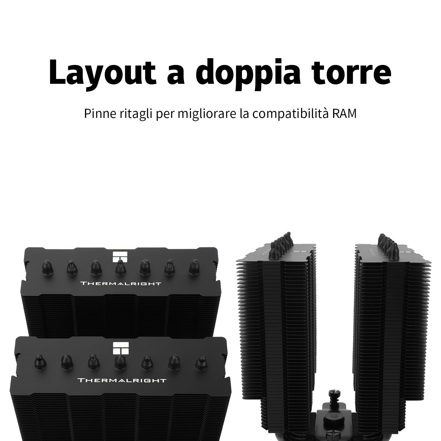 Tr Phantom Spirit 120 SE BLACK - Raffreddatore CPU 7 Heatpipe - immagine 4