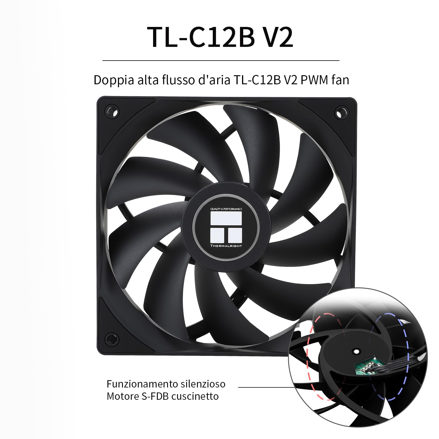 Tr Phantom Spirit 120 SE BLACK - Raffreddatore CPU 7 Heatpipe - immagine 6