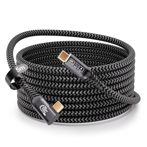 Cakoble Cavo USB Type-C 5m 100W 90 Gradi