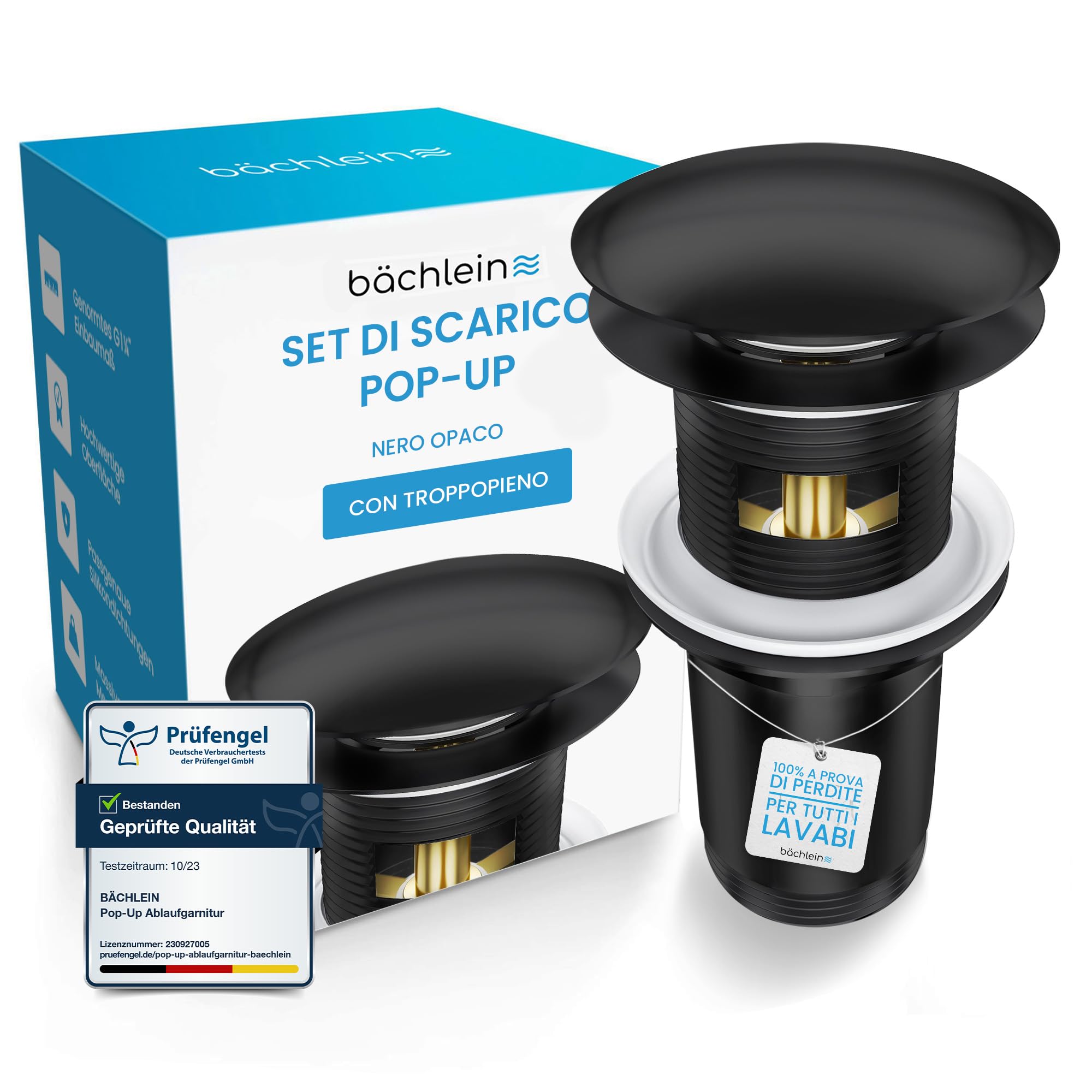 Bächlein Kit Piletta Universale con Troppopieno