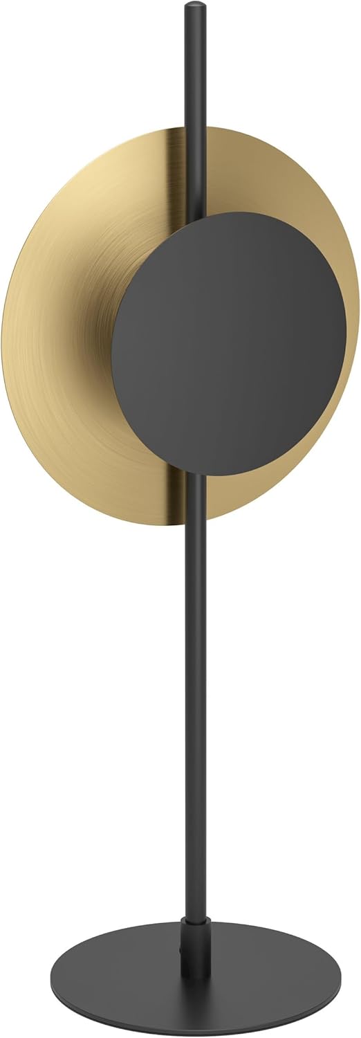 Eglo Lampada da Tavolo a LED Tocina, Nero e Ottone - immagine 1