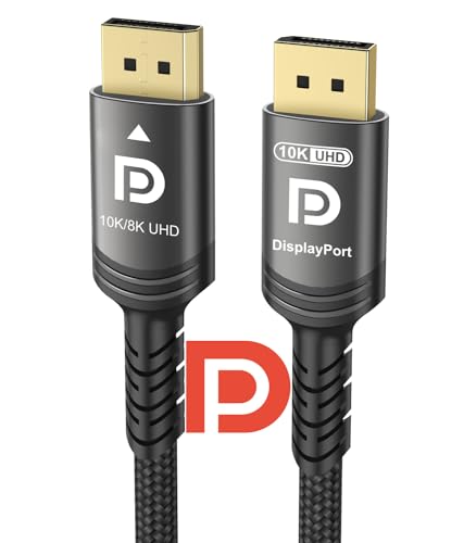 Cavo DisplayPort 2.1 54Gbps 15M Certificato VESA