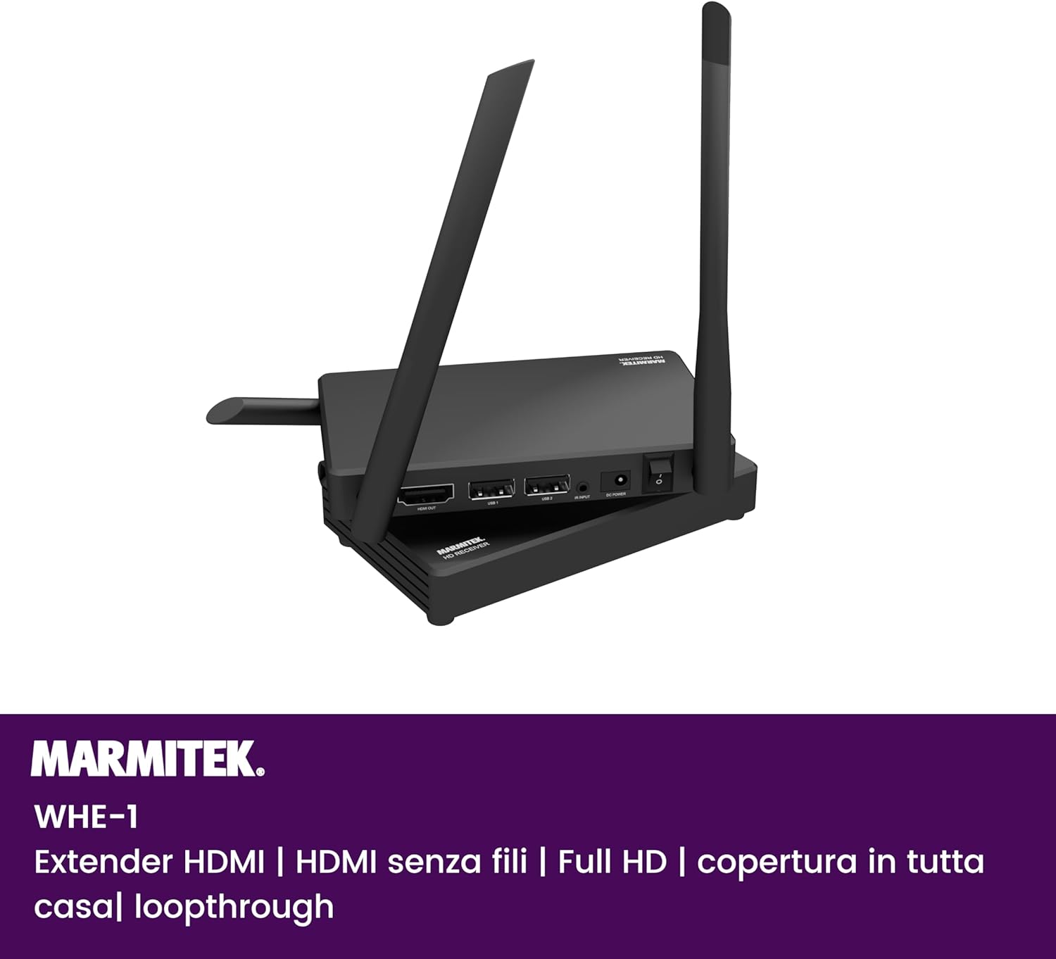 Marmitek WHE1-1080p Trasmettitore HDMI Wireless Full HD - immagine 2