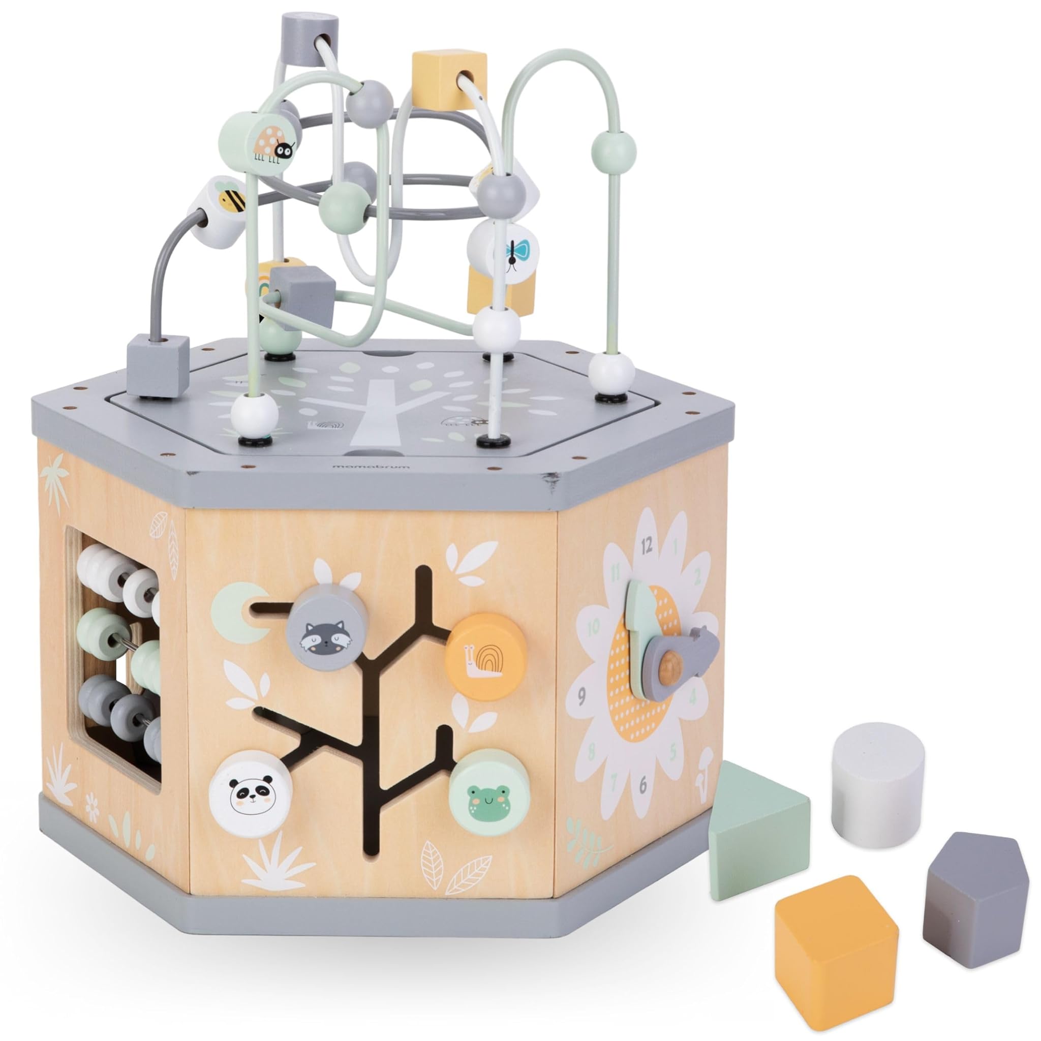 mamabrum Cubo Didattico 7 in 1 in Legno