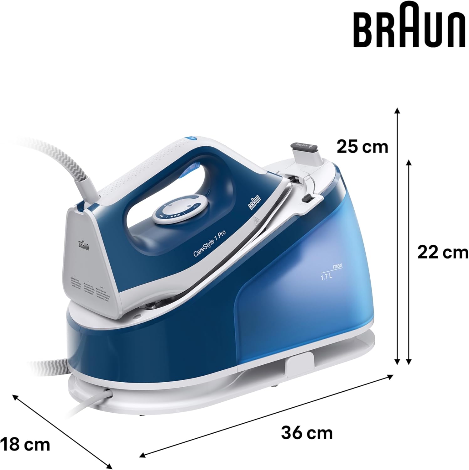 Braun Carestyle1 PRO IS1512BL - Ferro Generatore Vapore - immagine 4