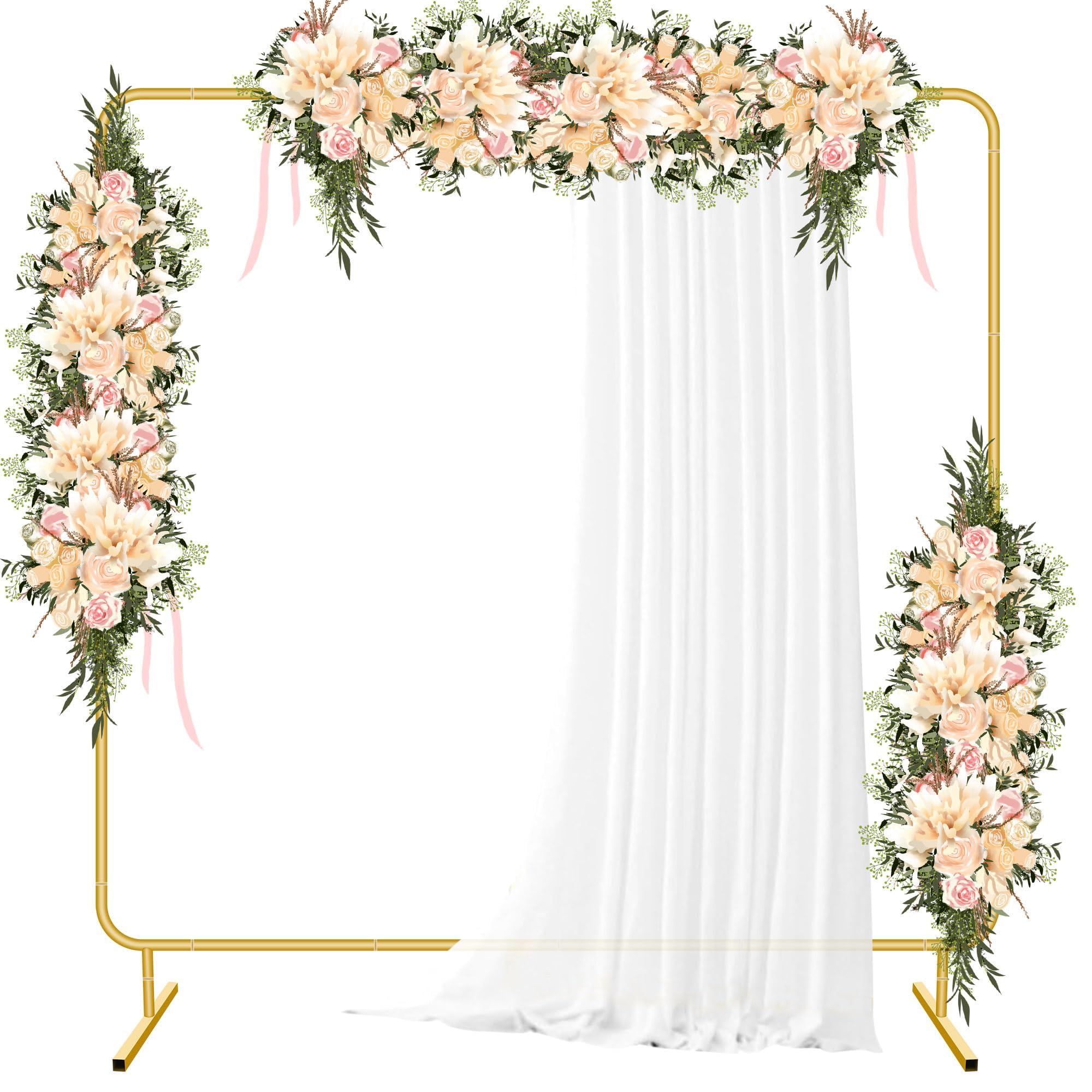 Czcpary Arco Rettangolare in Metallo per Eventi