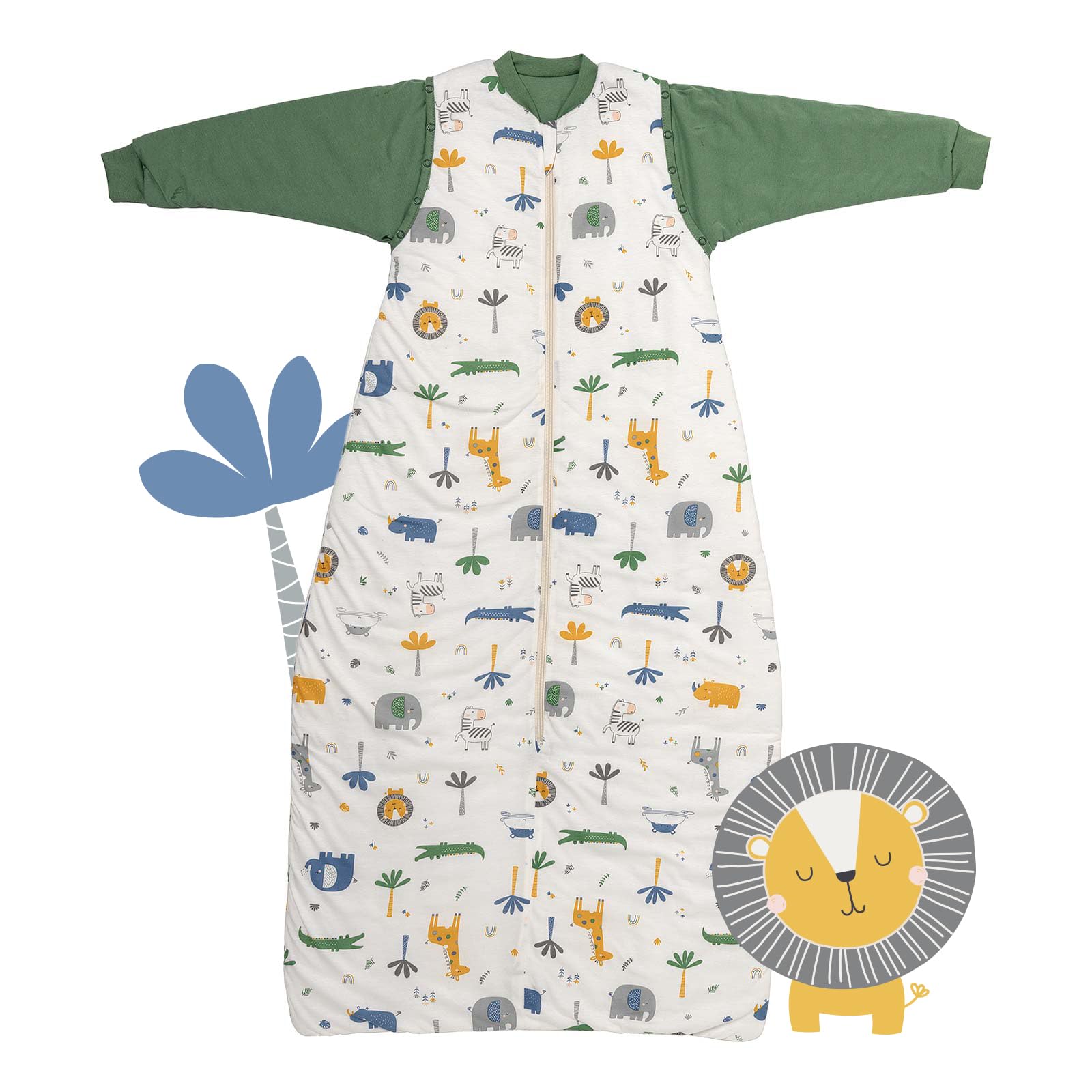 Schlummersack Sacco Nanna Tog 2.5 150 cm Giungla