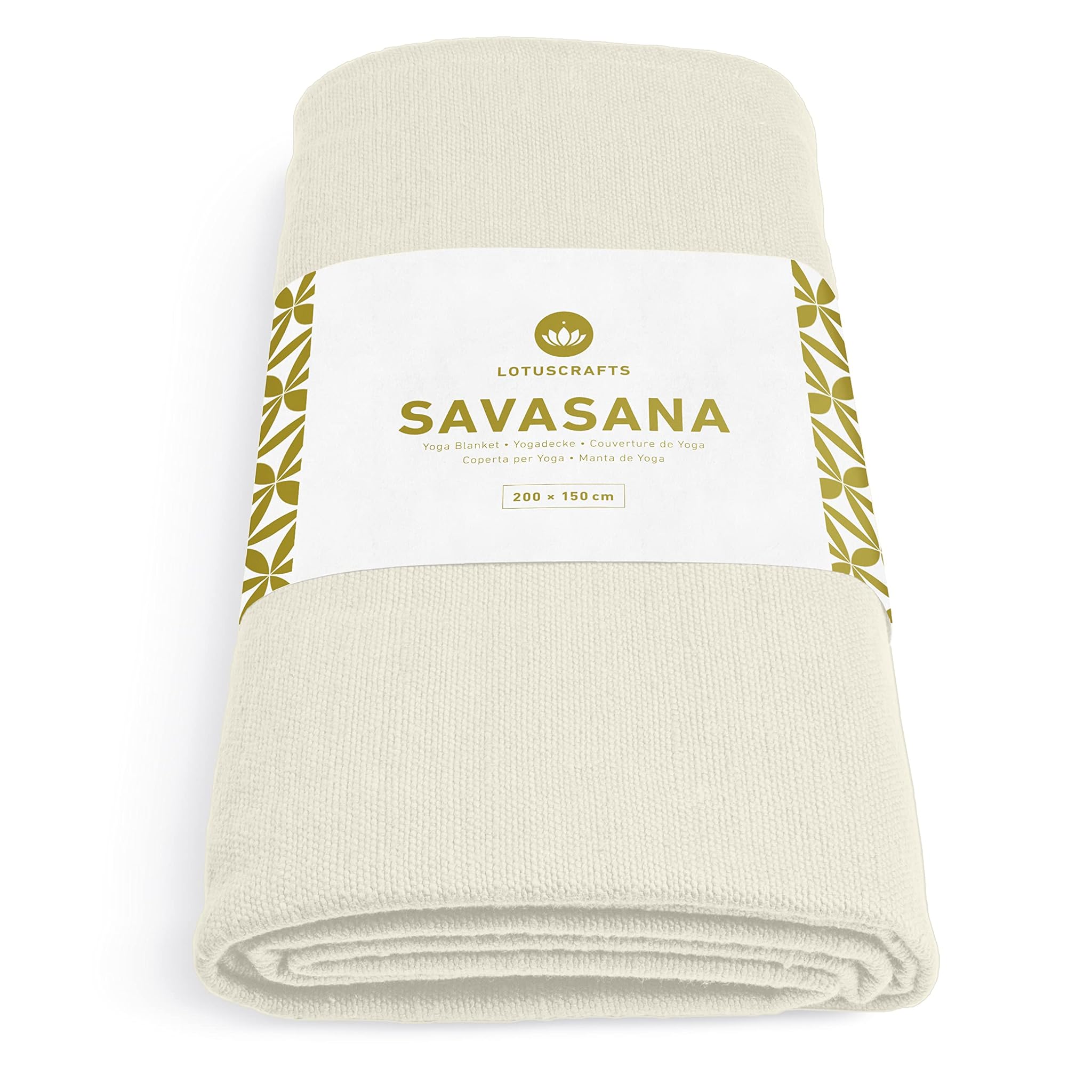 Lotuscrafts Coperta Yoga Savasana in Cotone 200x150 cm