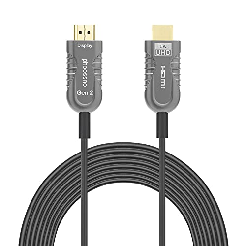 Phoossno Cavo HDMI 2.1 Fibra Ottica 7.5m 48G