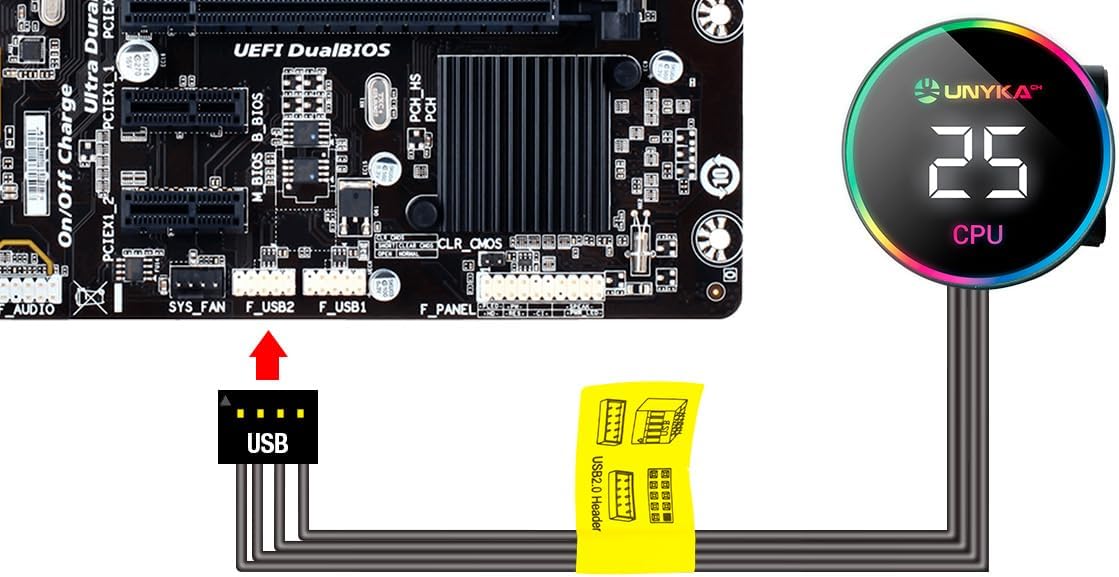 AQUASTORM Black 120 - Raffreddamento Liquido CPU - immagine 2