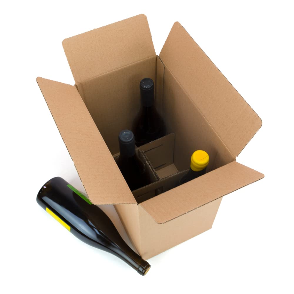 Only Boxes - 10 Scatole Cartone per 6 Bottiglie - immagine 2