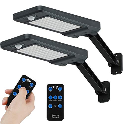 Luci Solari con 50 LED, IP65 con Sensore di Movimento