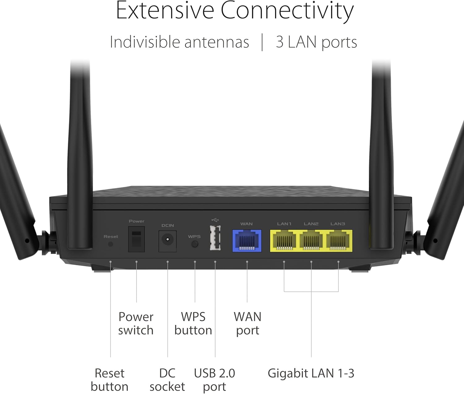Asus RT-AX53U - Router WiFi 6 Dual Band Estensibile - immagine 6