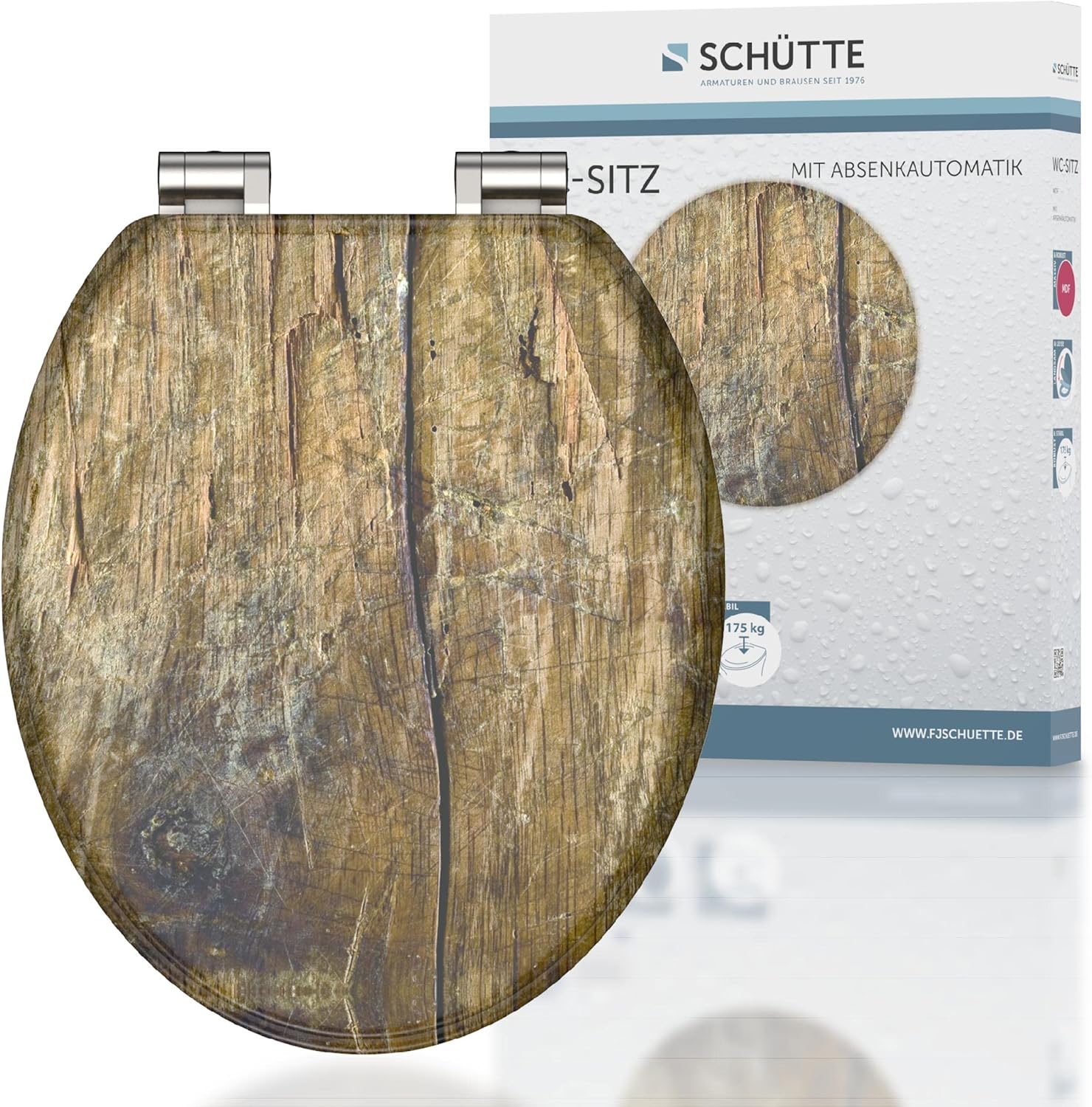 Schütte 80124 Sedile Copriwater Solid Wood