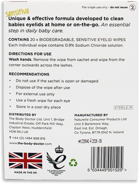The Eye Doctor Salviette Sterili per Occhi del Bambino - immagine 6