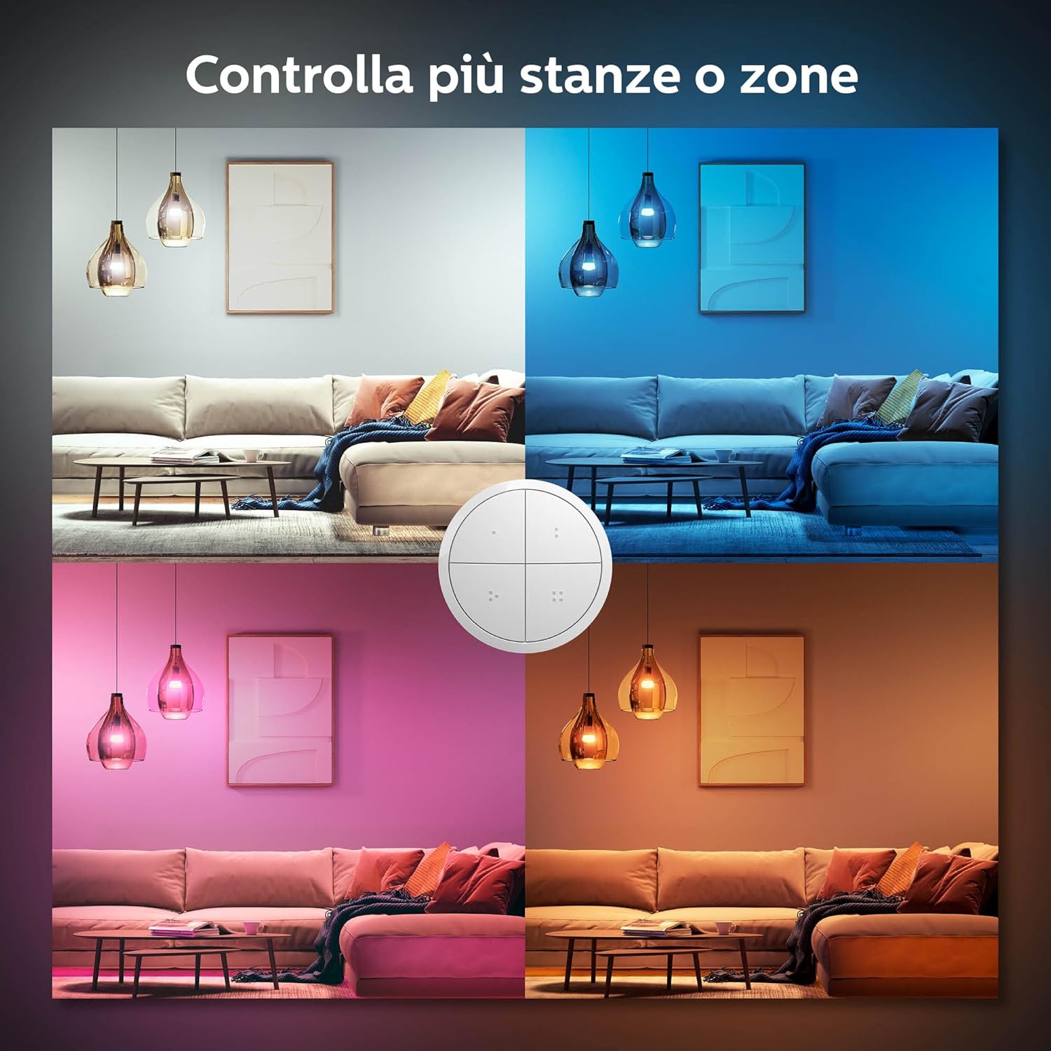 Télécommande Philips Hue Tap Dial Switch Blanc - immagine 5