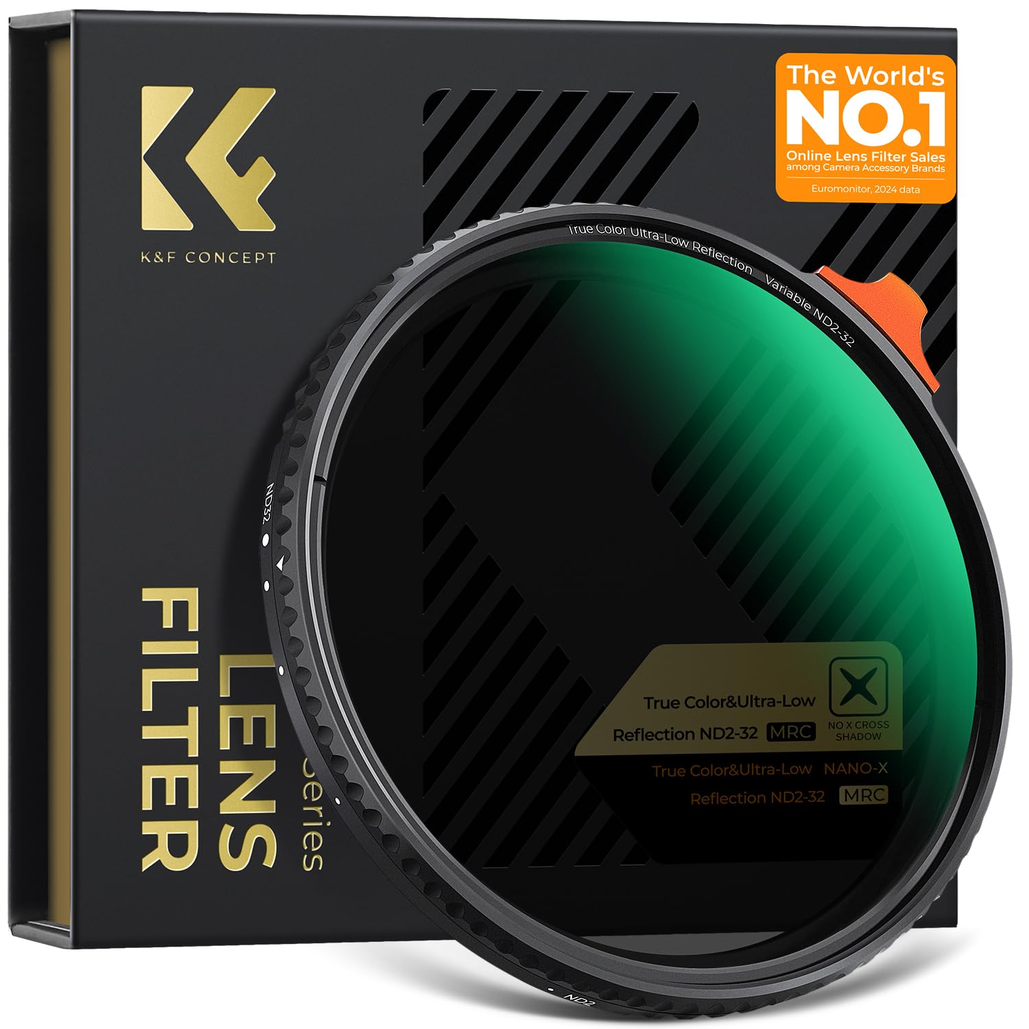 K&f Concept Nano-Xcel 77MM Filtro ND2-32 Variabile