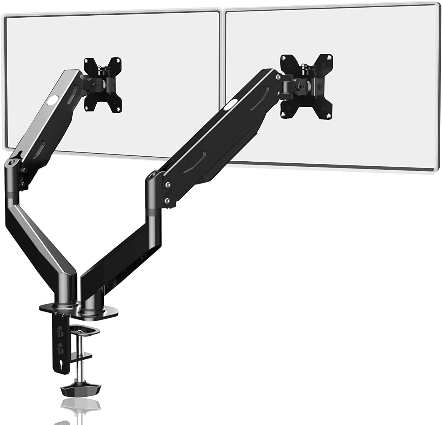 Pholiten Supporti per 2 monitor da scrivania 17-27"