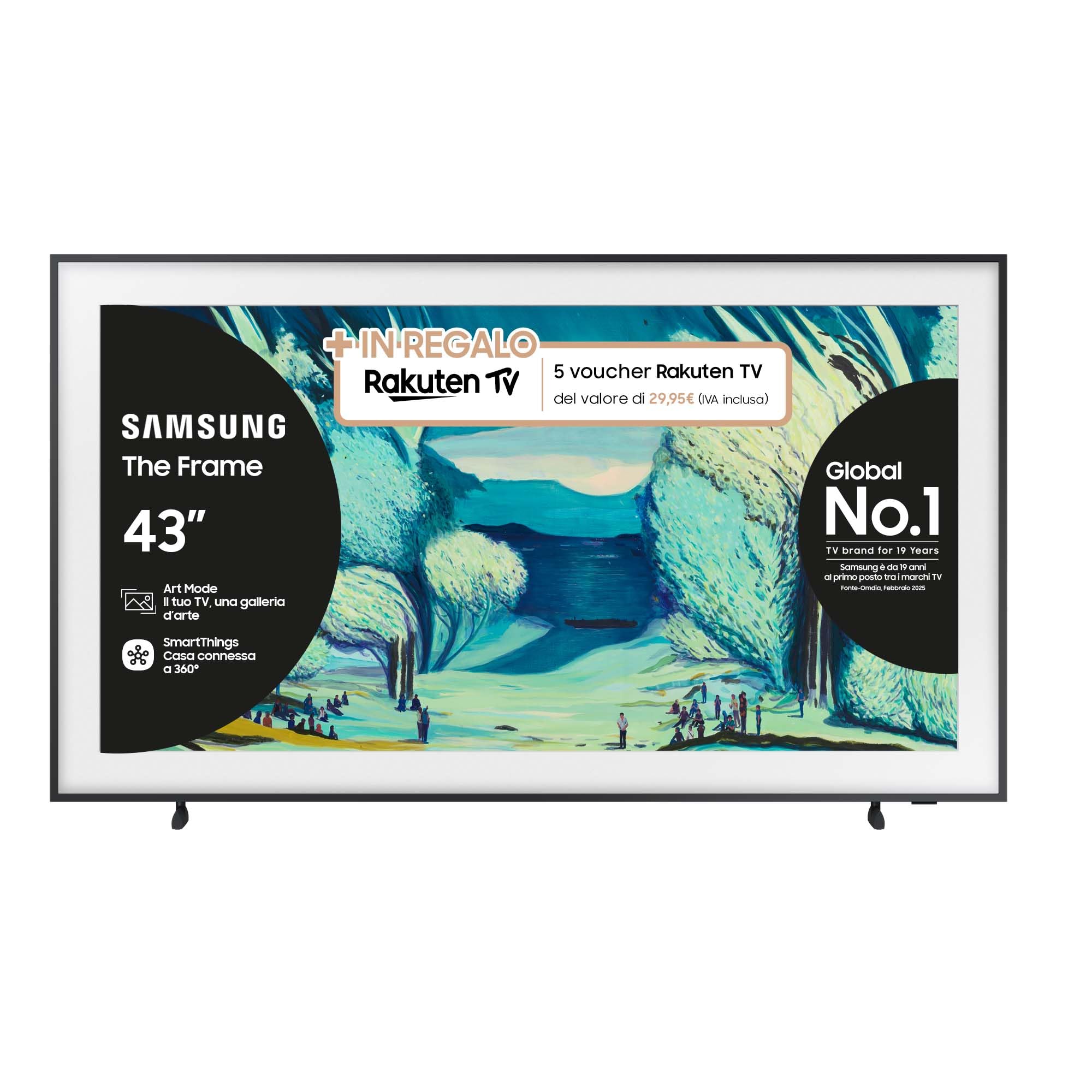 Samsung The Frame 4K Vision AI Smart TV 43'' QE43LS03FAUXZT
