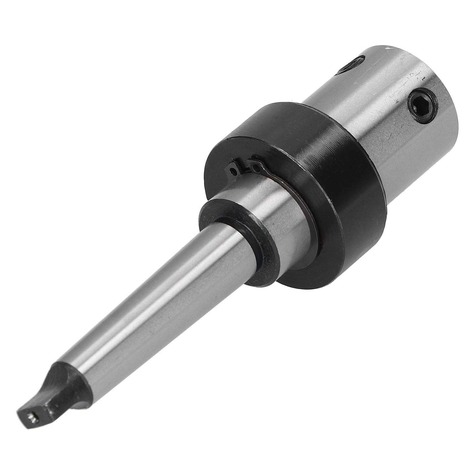 Cono Morse Conico, Weldon Bohrer, Weldon Manicotto per Trapano con Raffreddamento Interno Adattatore R8 MT2 19,05 Mm per Trapani Radiali, Trapani Banco, Torni, Trapani Verticali