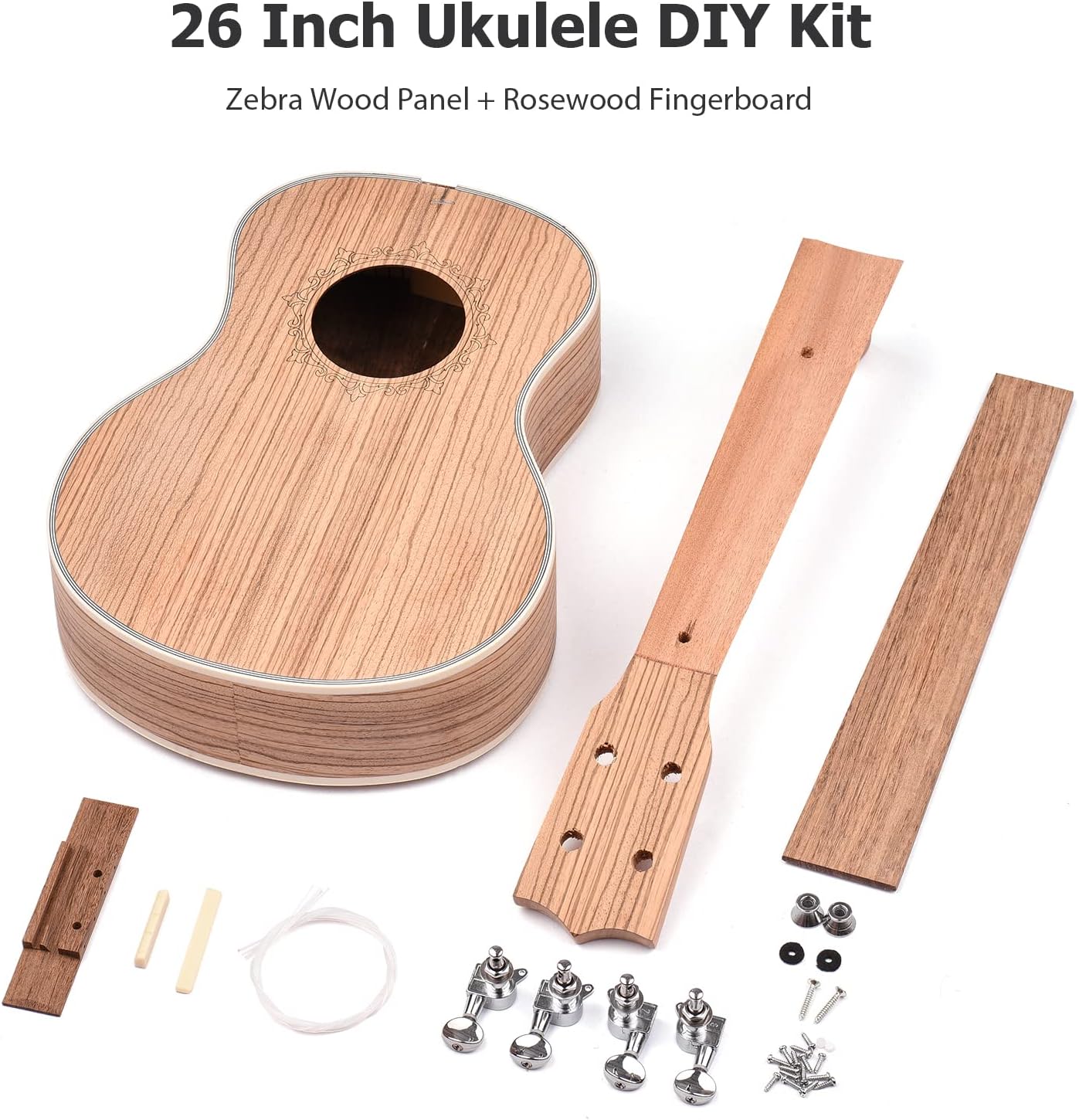 Ritoeasysports Kit Ukulele Tenore da 26 Pollici - immagine 5