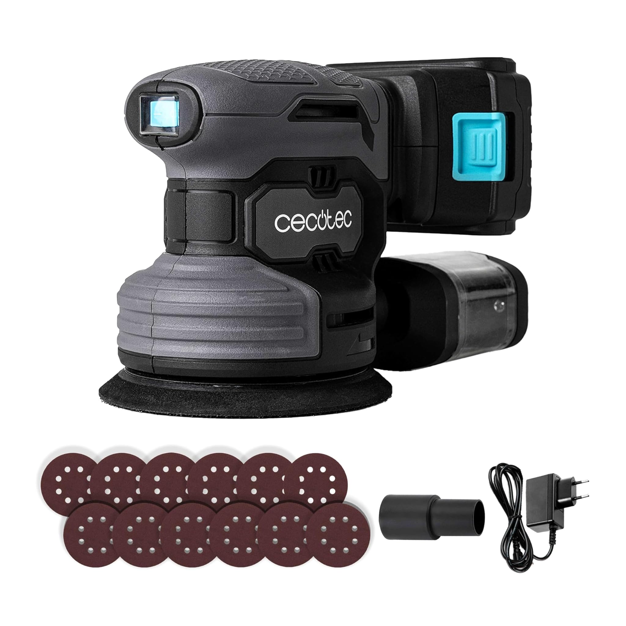 Cecotec Levigatrice Rotorbitale Batteria 21V 2000mAh