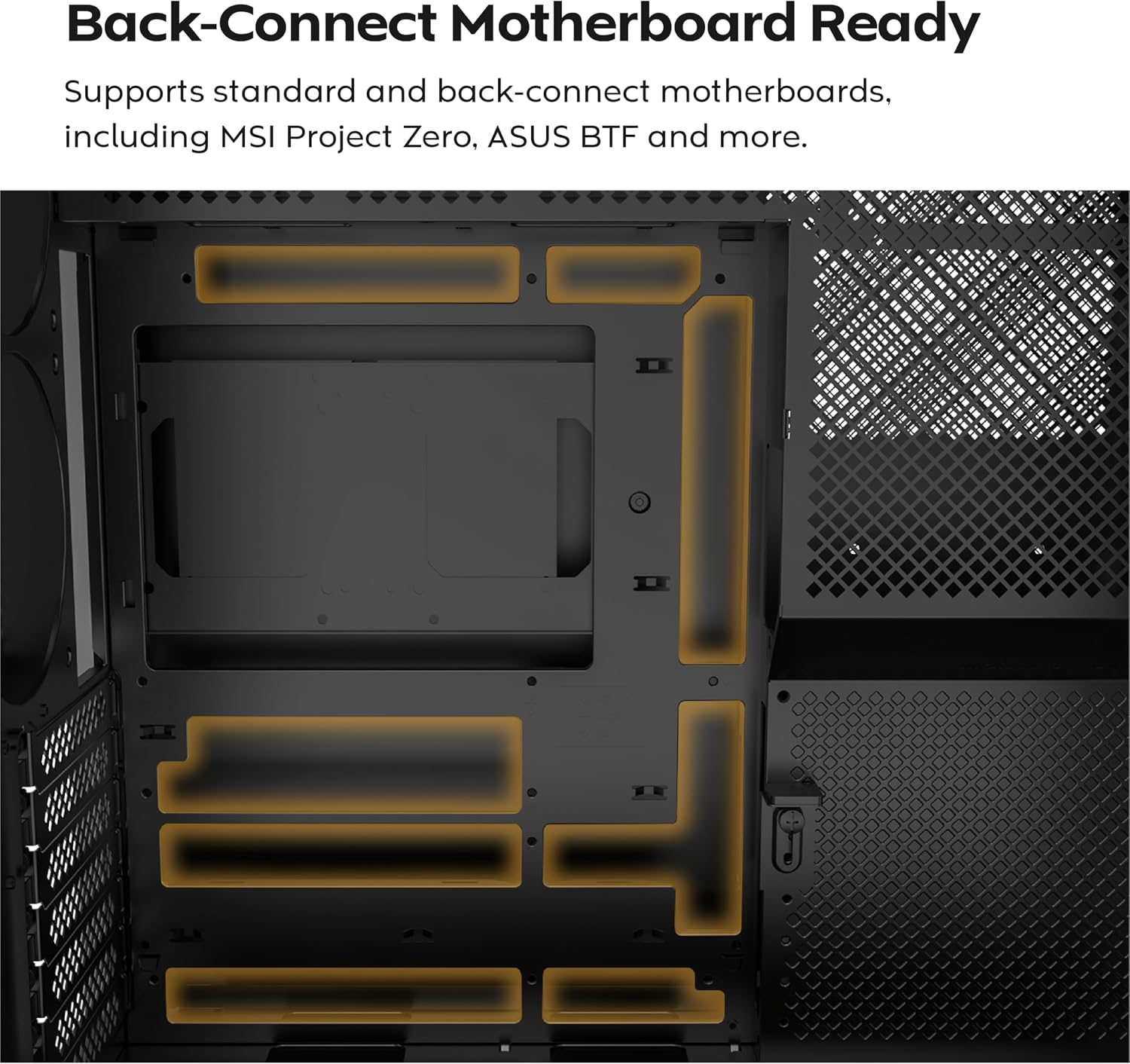 Montech HS02 - Case PC ATX Mid-Tower Gaming, Black | Velz