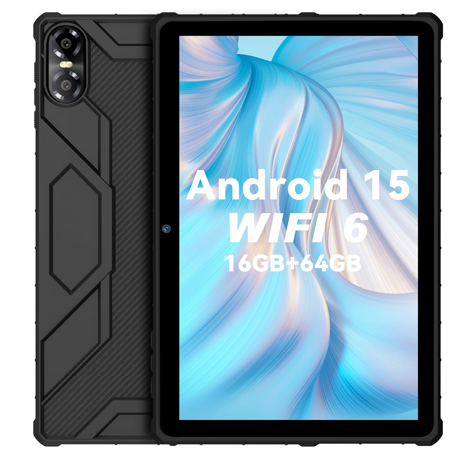 Pritom Tablet 10 Pollici Android 15 con Custodia
