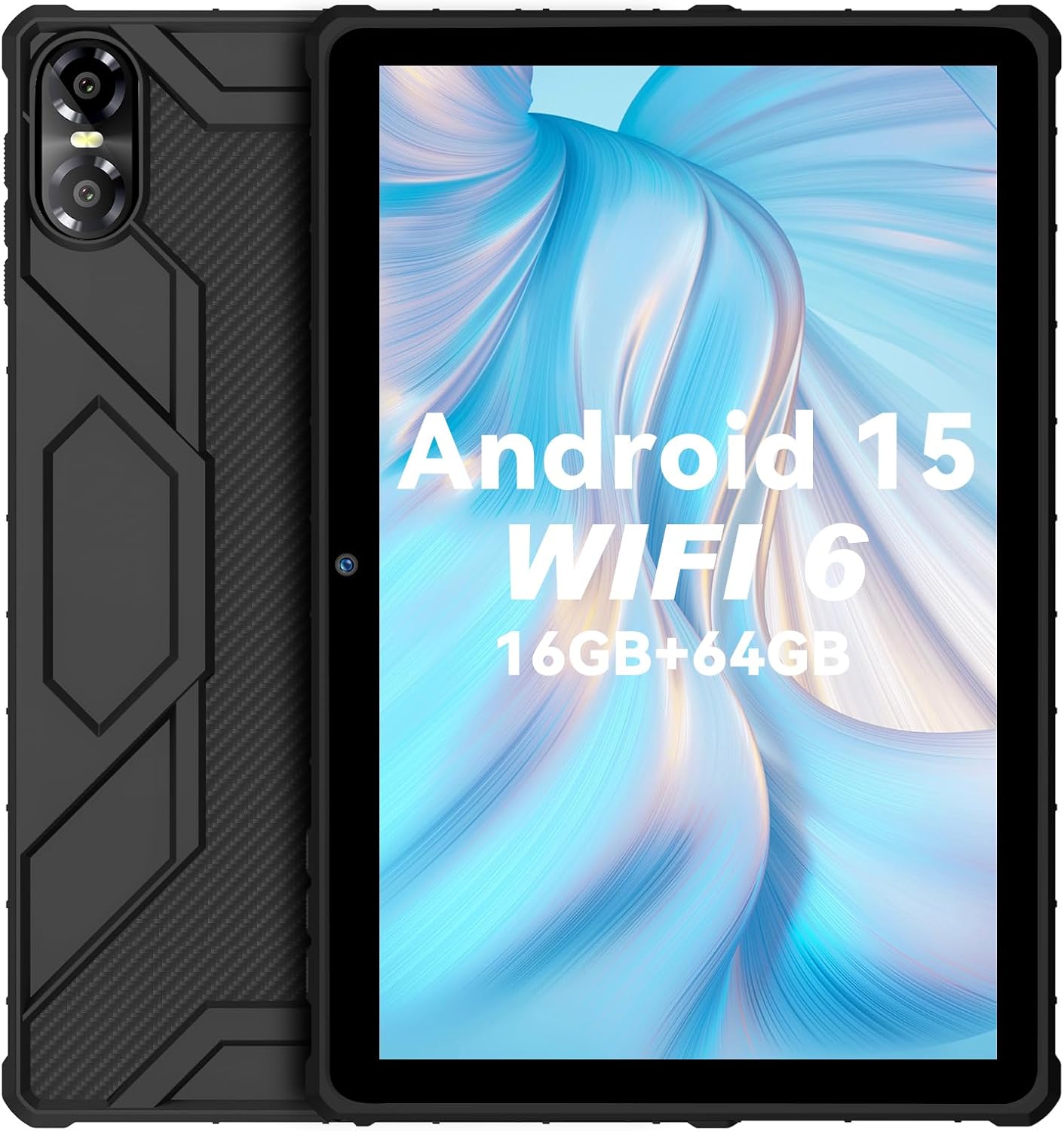 Pritom Tablet 10 Pollici Android 15 con Custodia - immagine 1